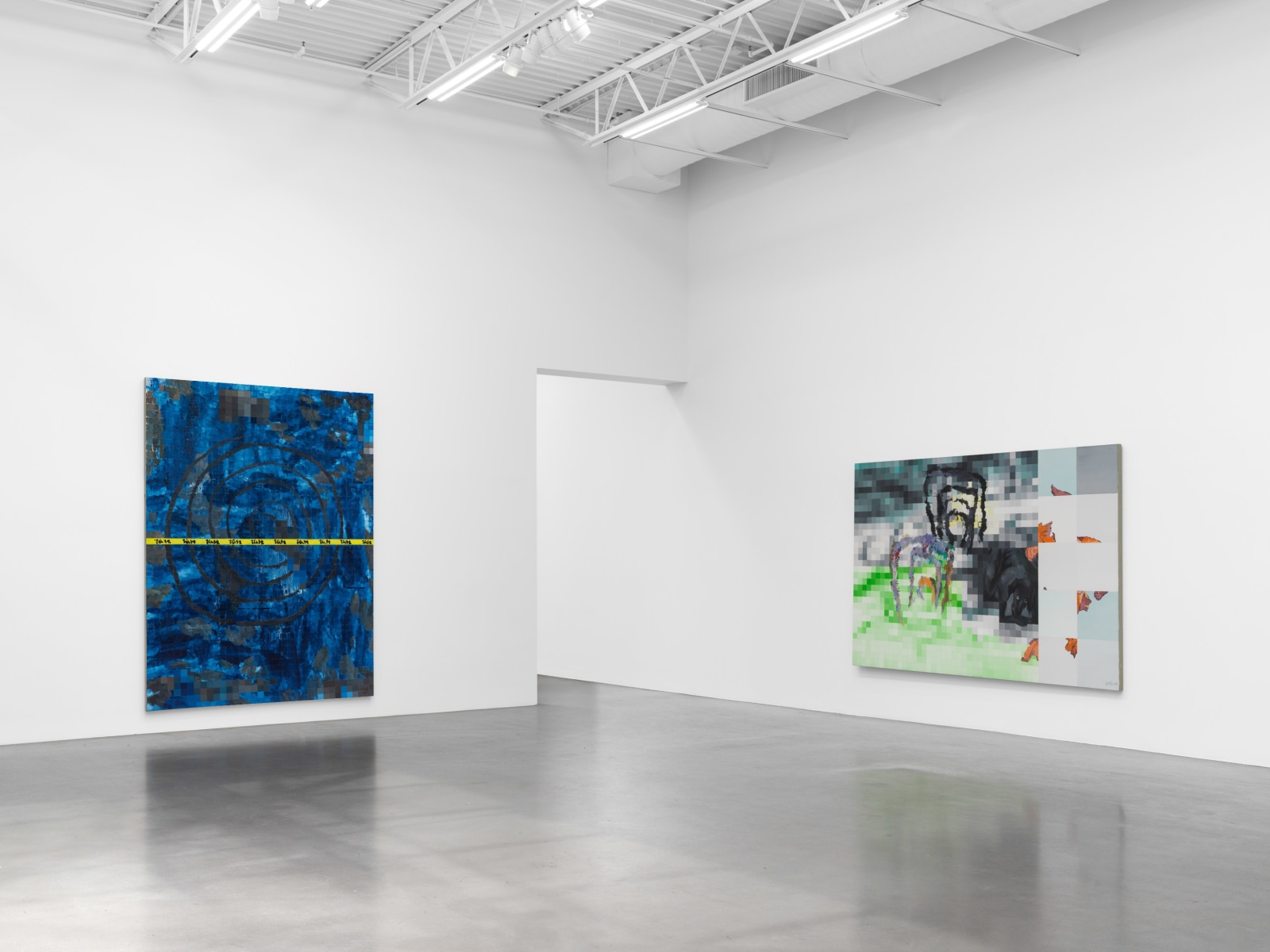 Installation view, Xie Nanxing, Adverb High Command, Petzel, 2022