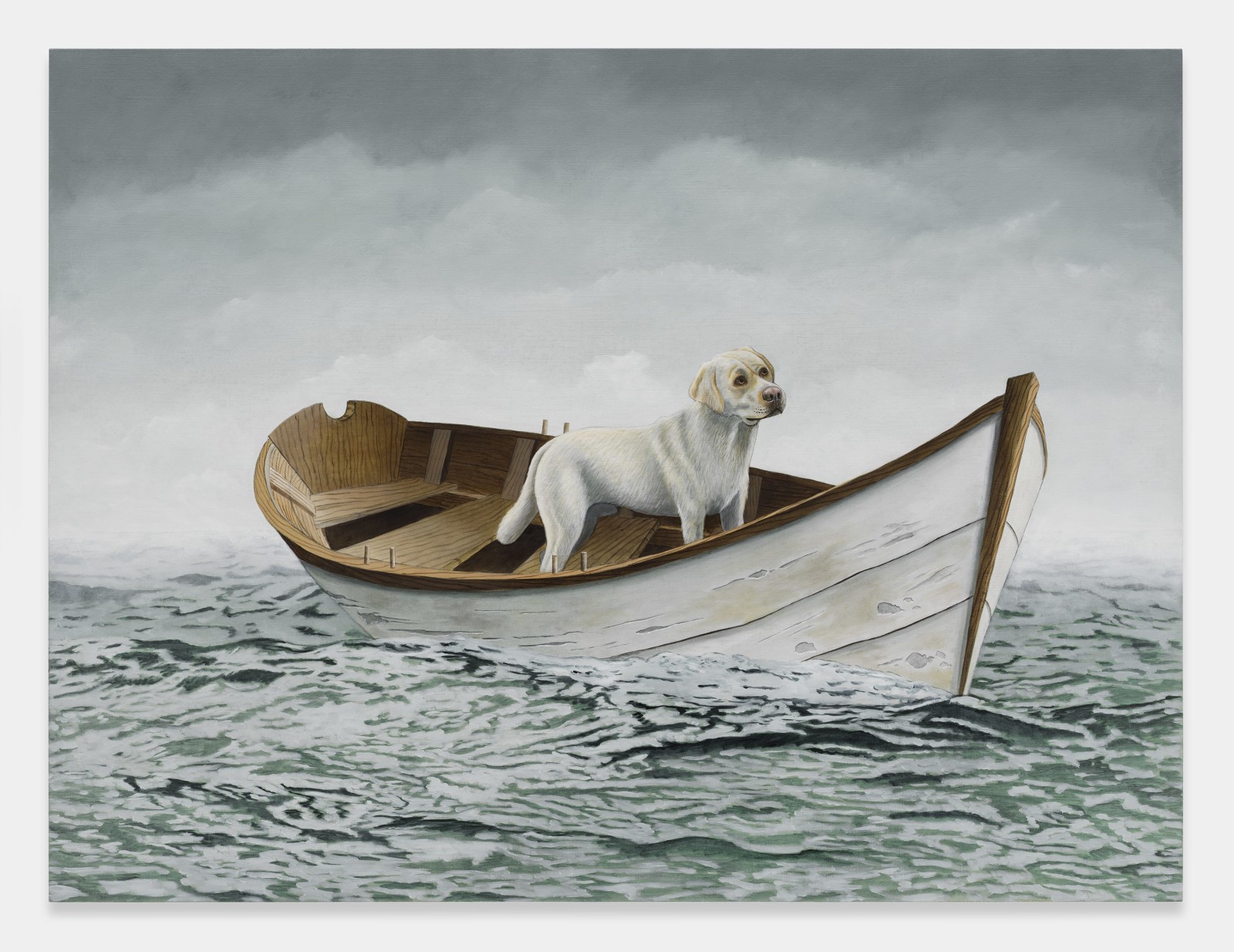 Sean Landers, White Fog Dog