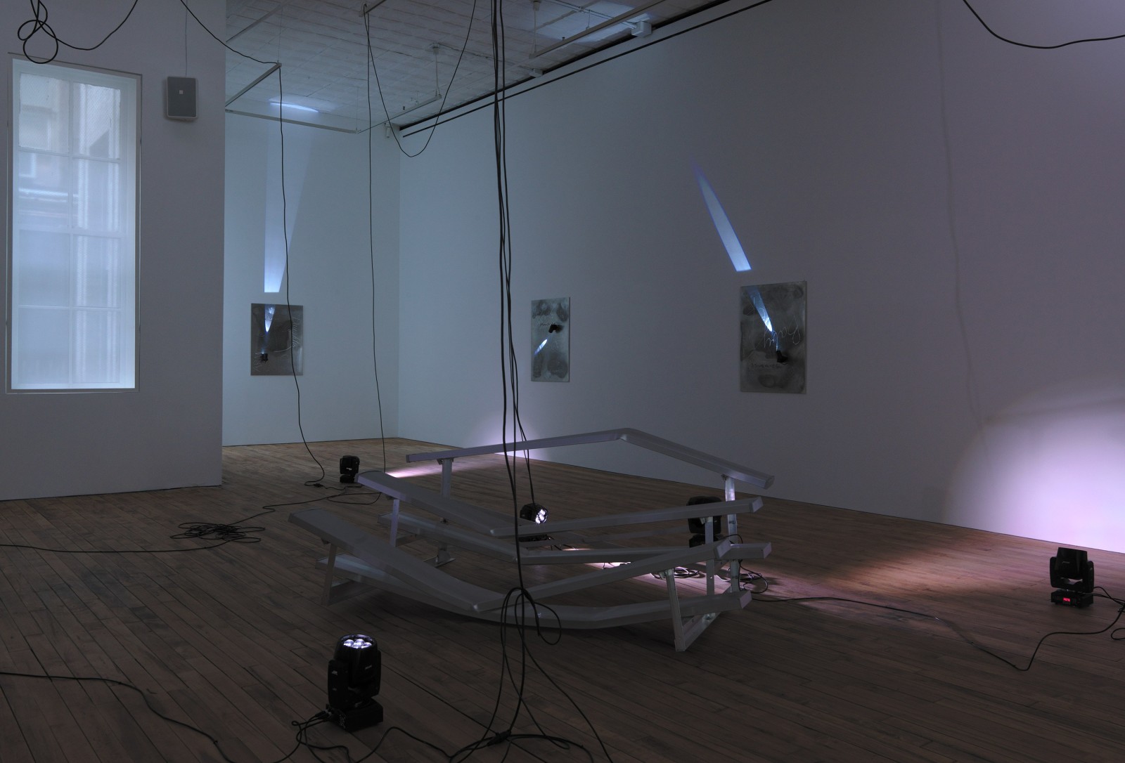 Installation view, Nikita Gale, END OF SUBJECT, 52 Walker, New York, 2022