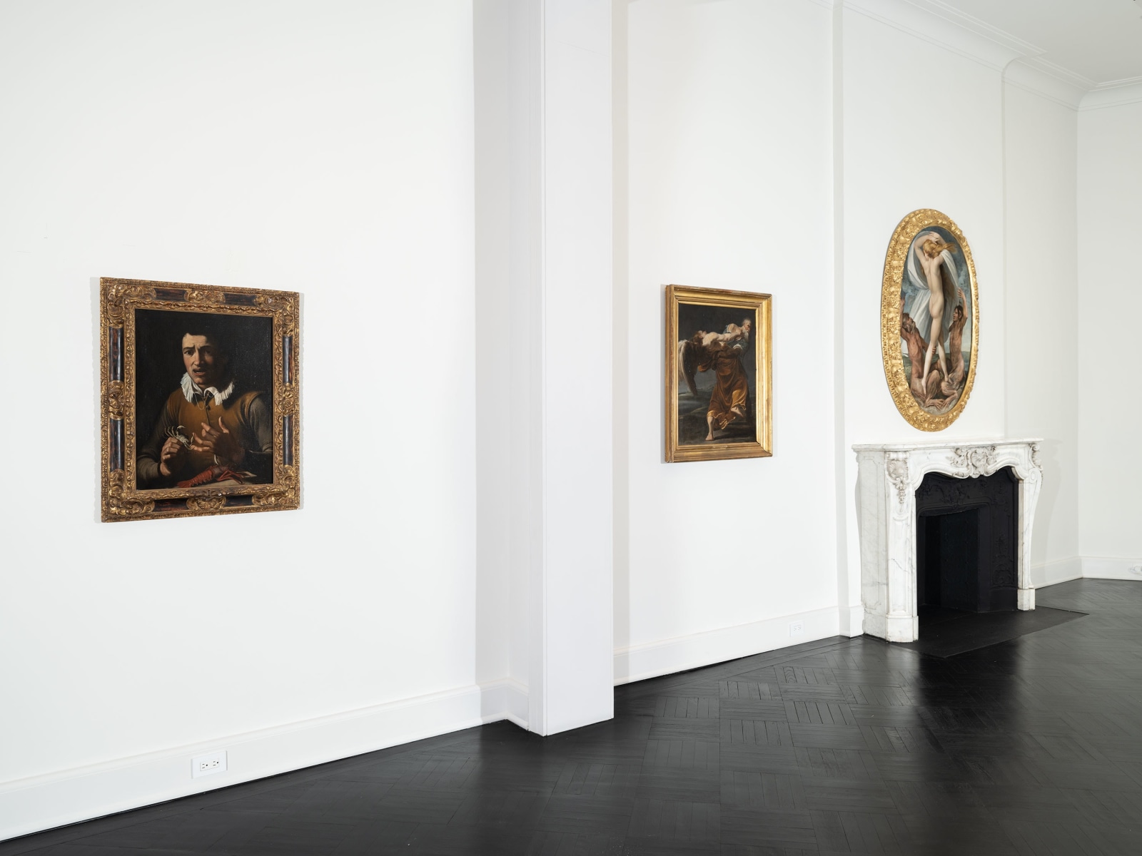 Installation view, Time Travel,&nbsp;Italian Masters through a Contemporary Lens, Petzel, 2023