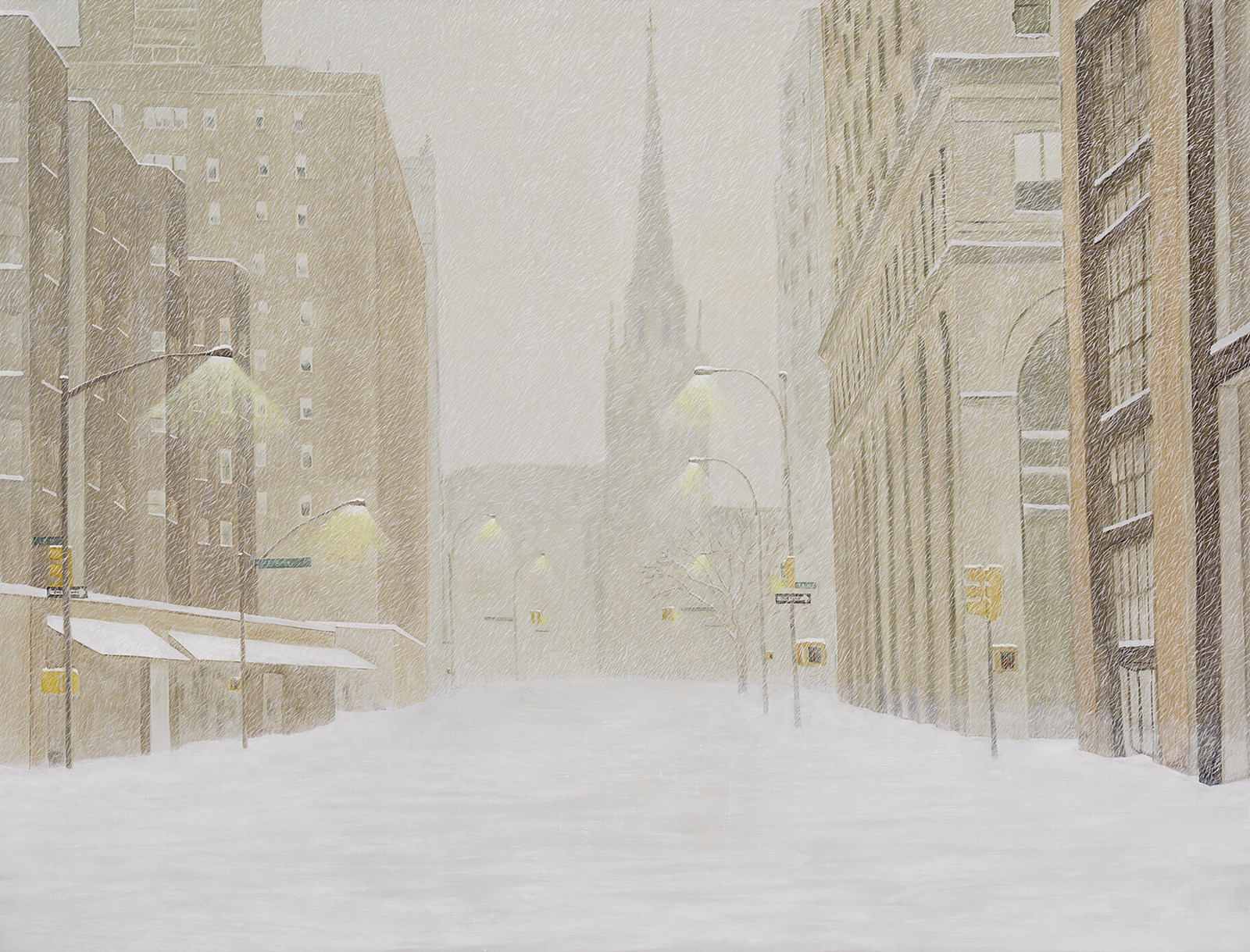 Sean Landers, Blizzard (8th &amp;amp; Broadway, NYC)