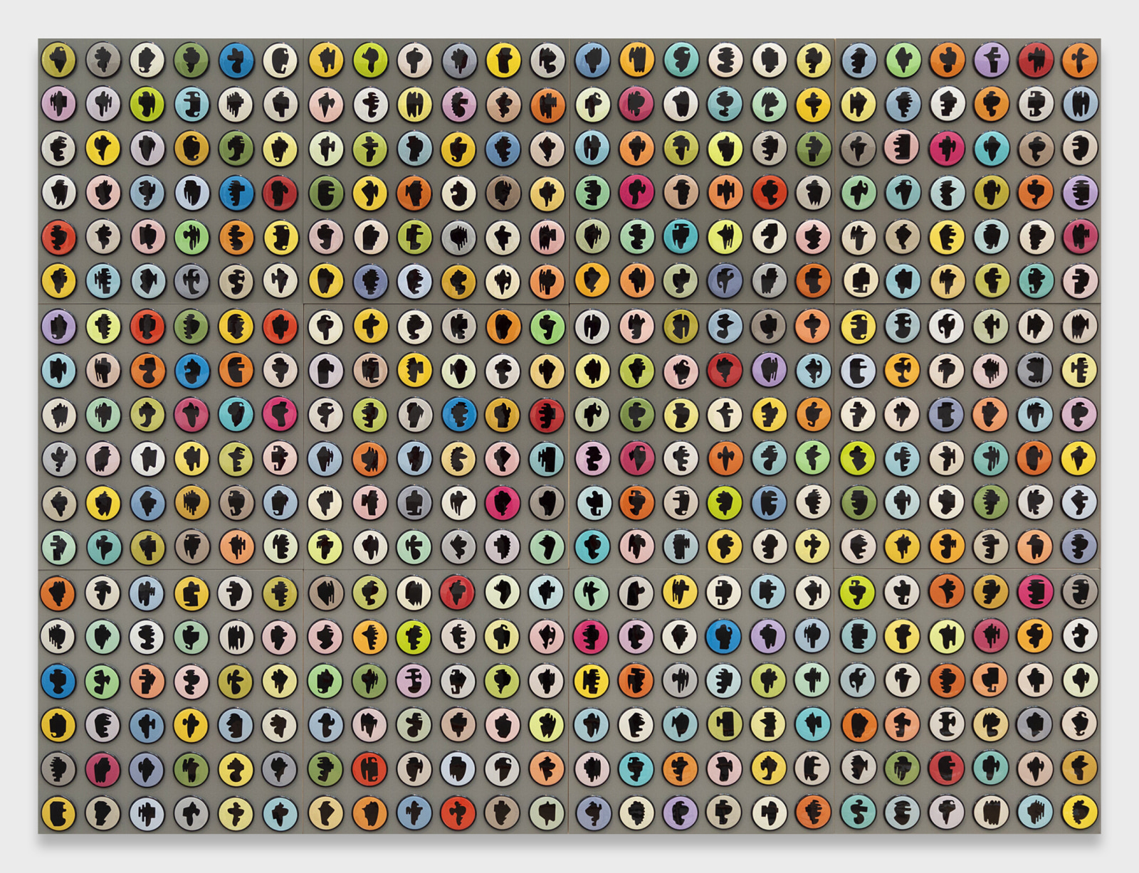 Allan McCollum, Collection of Four Hundred and Thirty-two Shapes Buttons