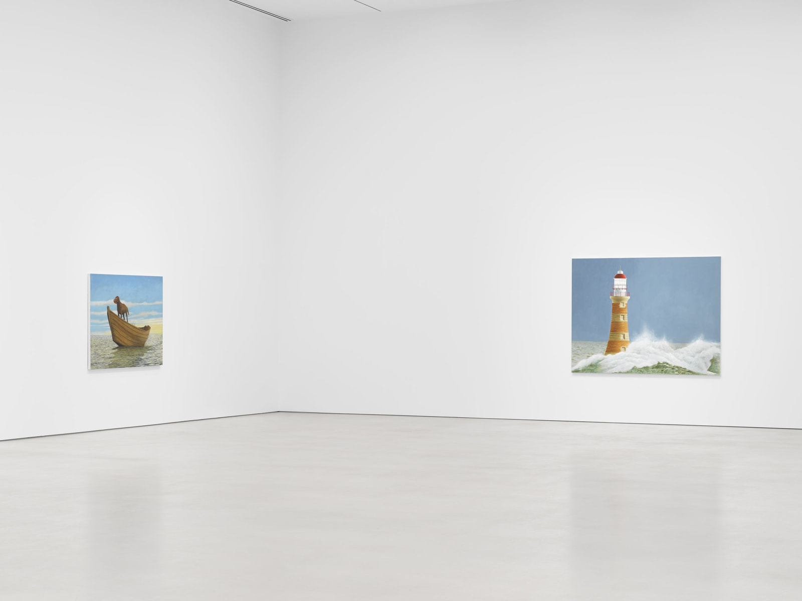 Installation view, Sean Landers, Adrift,&nbsp;Petzel, 2023