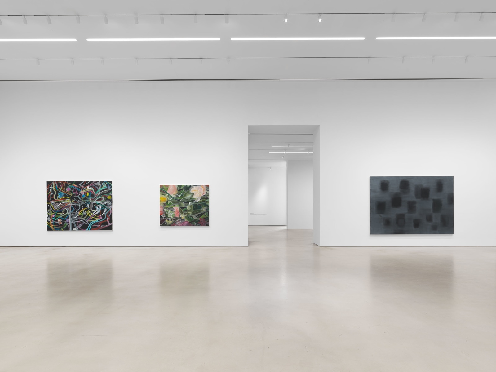 Installation view, Ross Bleckner, Mashber, Petzel, 2024