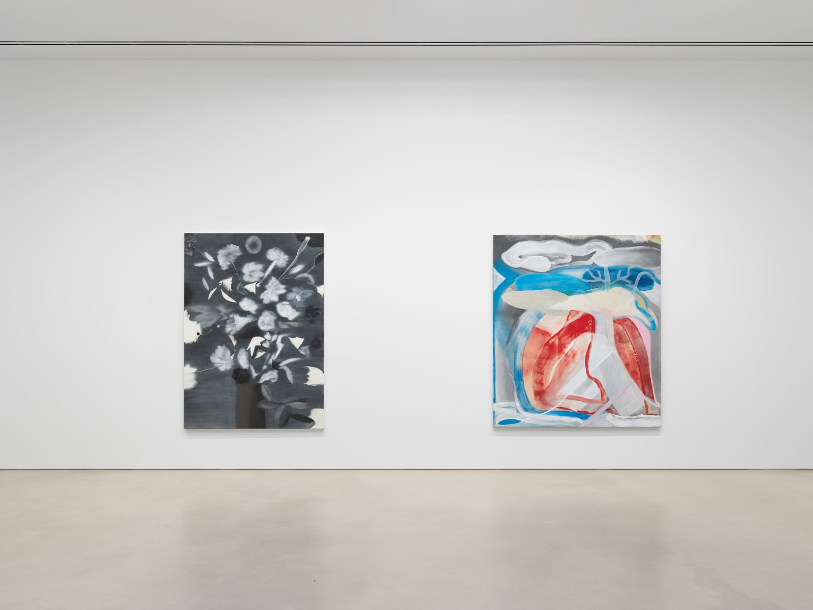 Installation view, Ross Bleckner, Mashber, Petzel, 2024