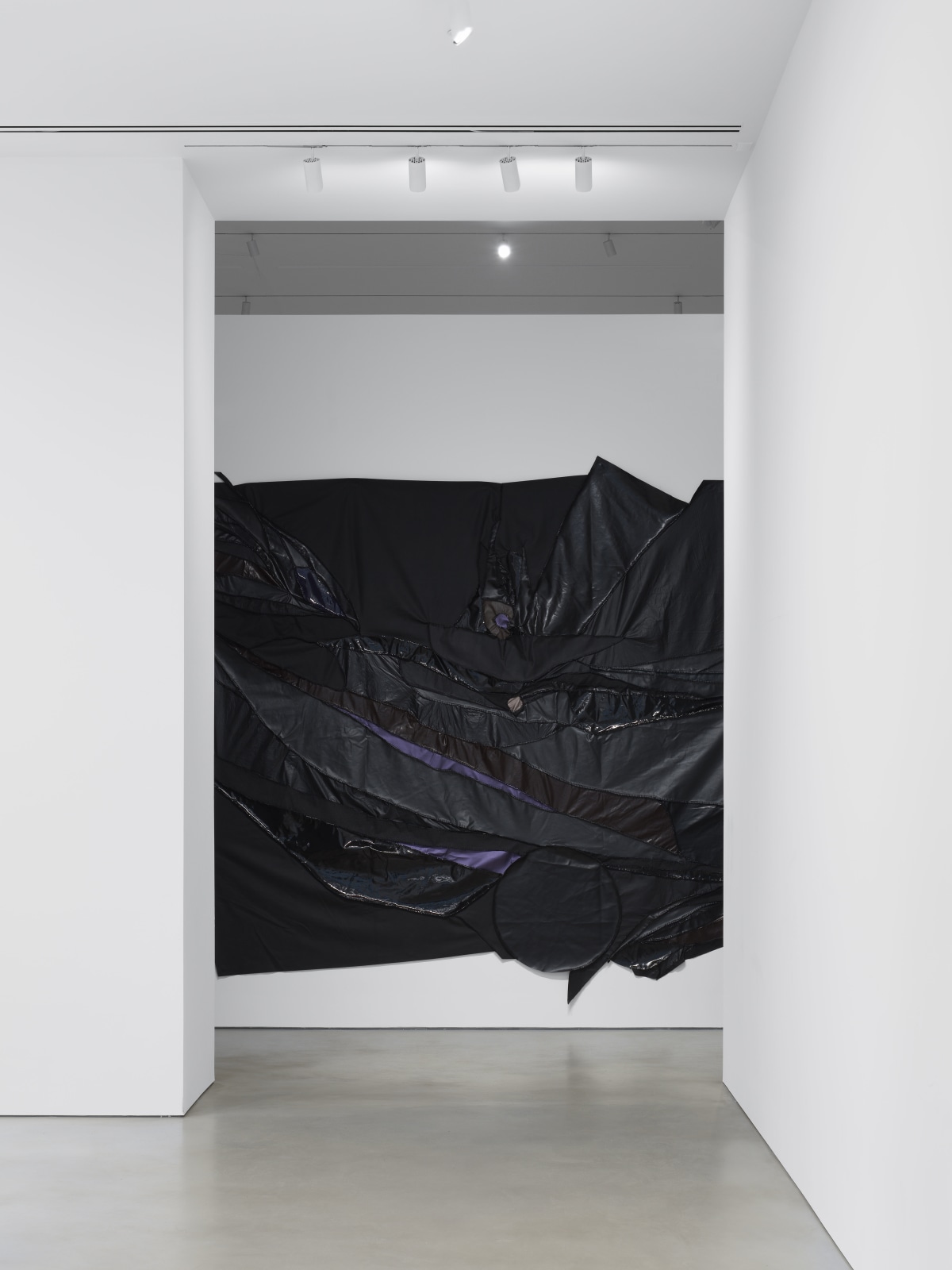 Installation view, Rodney McMillian,&nbsp;Regarding Violence,&nbsp;Petzel, 2022