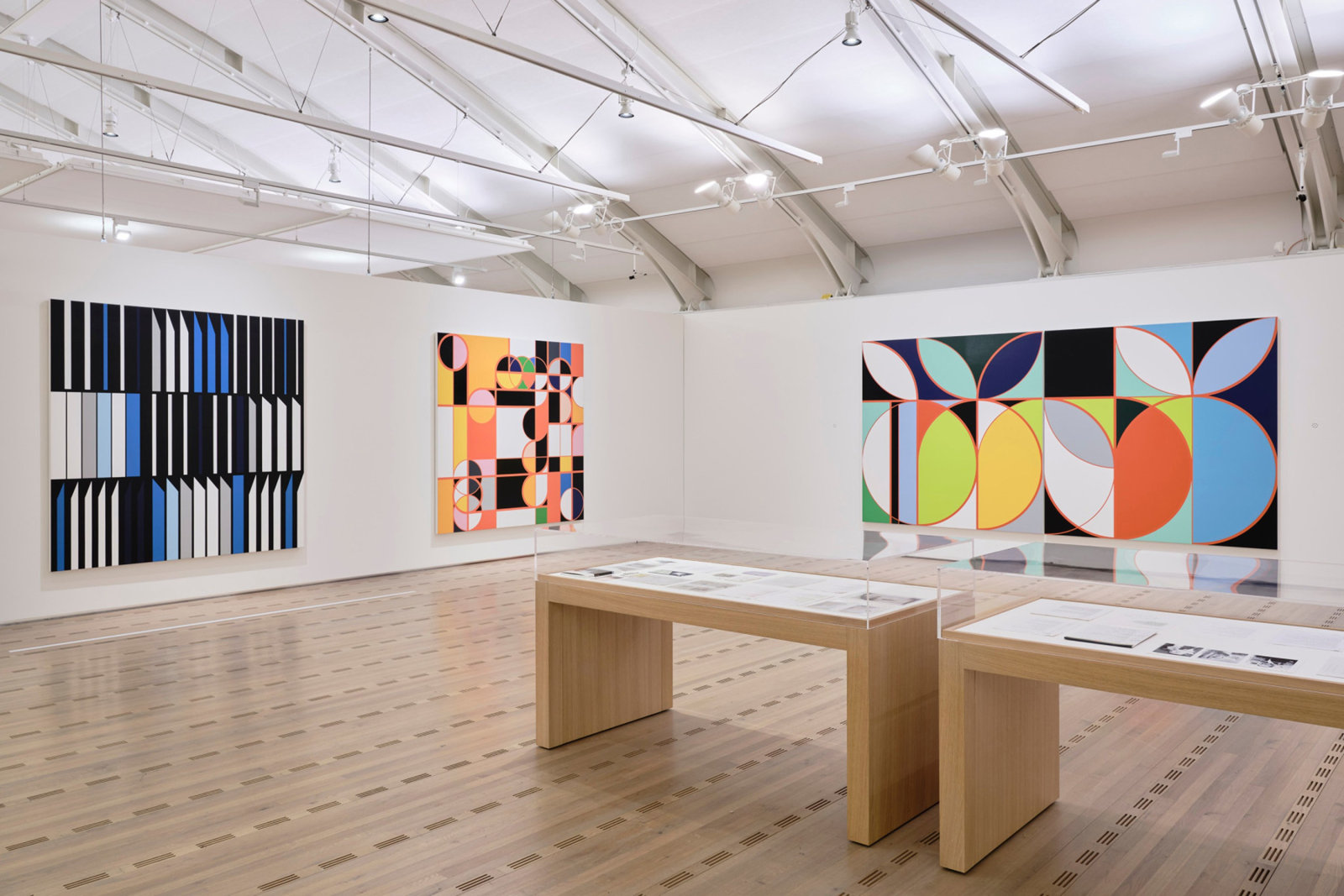 Installation view, Sarah Morris, All Systems Fail, Zentrum Paul Klee, Bern, 2024