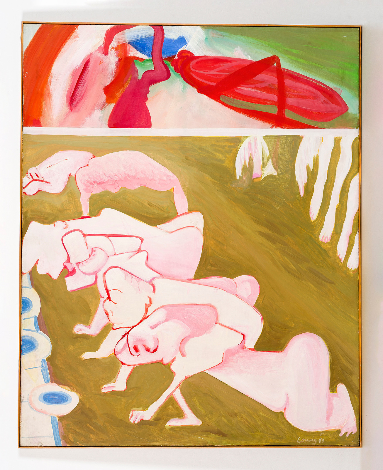 Maria Lassnig, Der Irdische Wettlauf