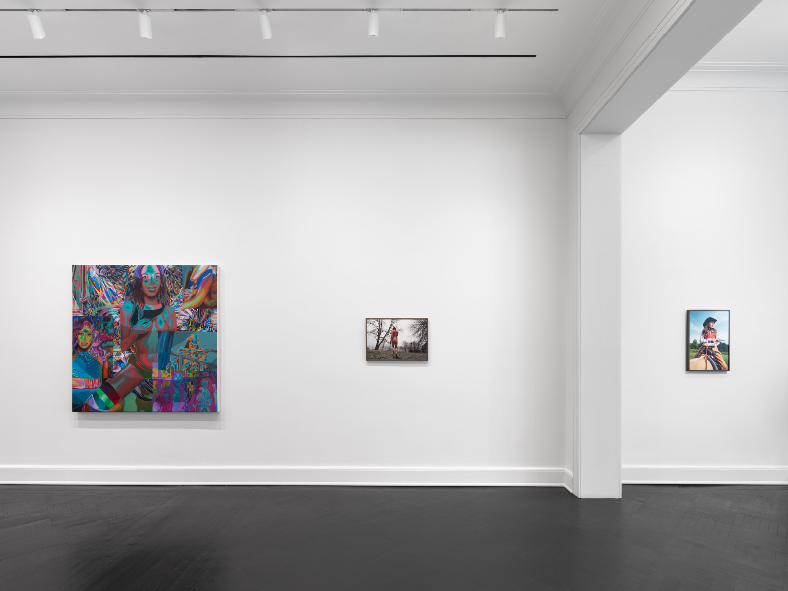 Installation view, Dana Hoey and Caitlin Cherry, Hello Trouble, Petzel, 2022