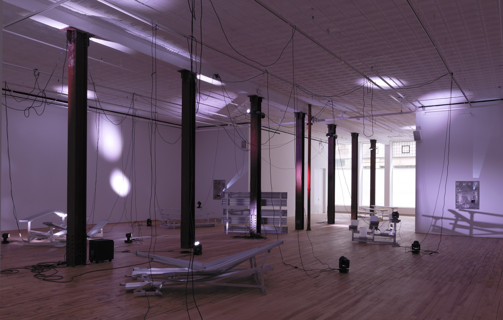 Installation view, Nikita Gale, END OF SUBJECT, 52 Walker, New York, 2022