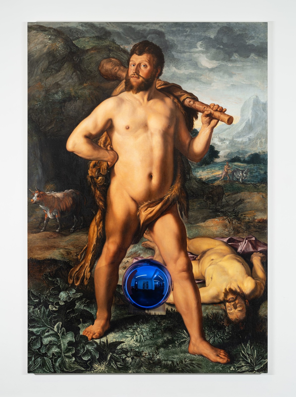 Jeff Koons, Gazing Ball (Goltzius Hercules and Cacus)