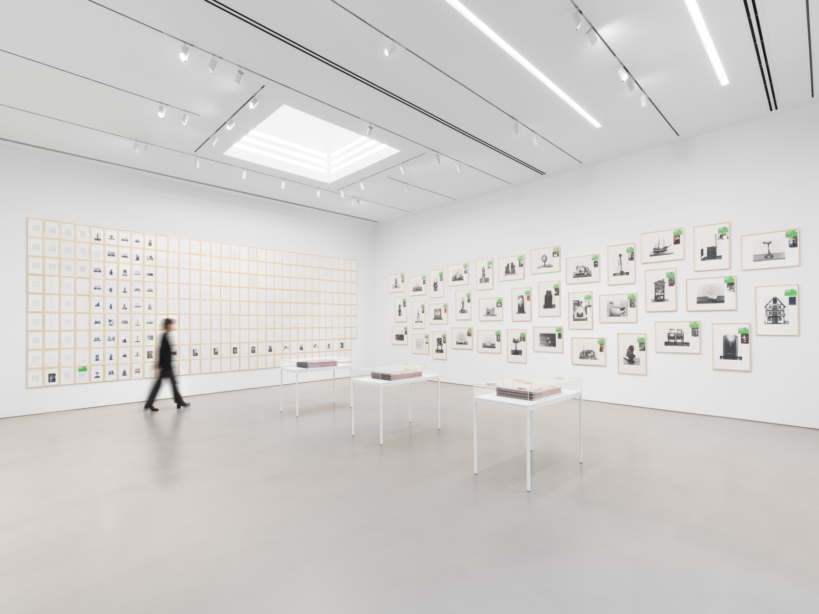 Installation view, Hanne Darboven,&nbsp;Fin de Si&egrave;cle - Buch der Bilder, Petzel, 2023