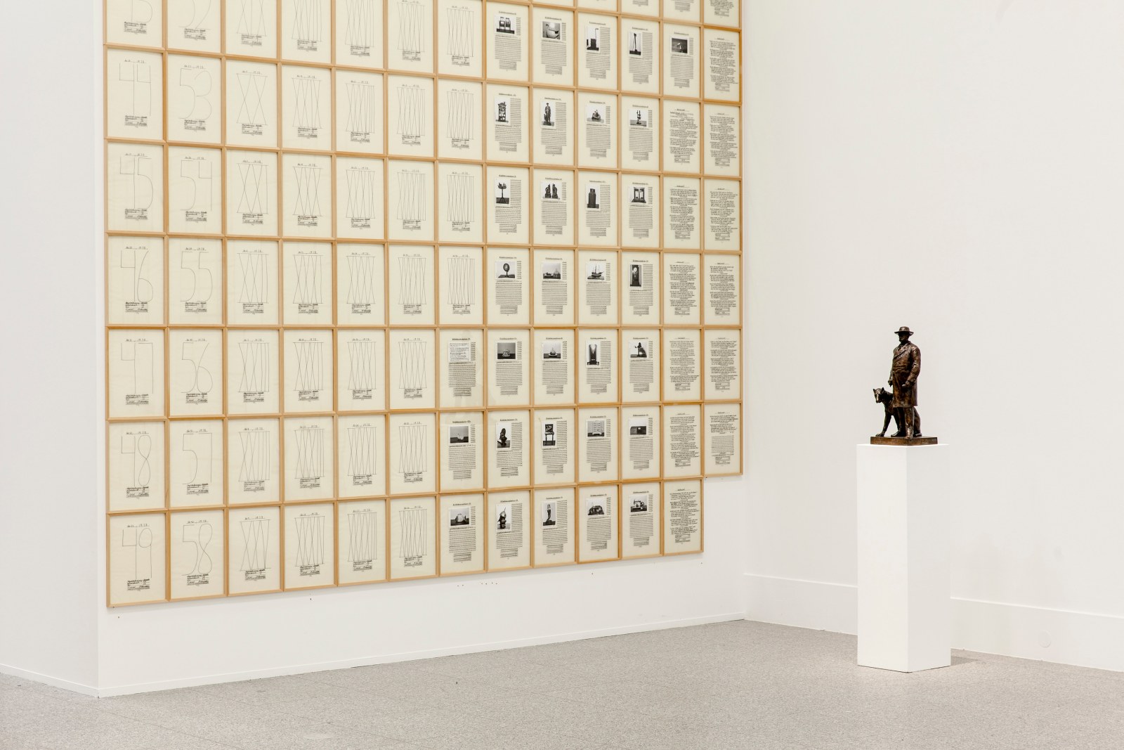 Hanne Darboven. Zeitgeschichten (Time Histories), Installation view, Bundeskunsthalle Bonn, 2015