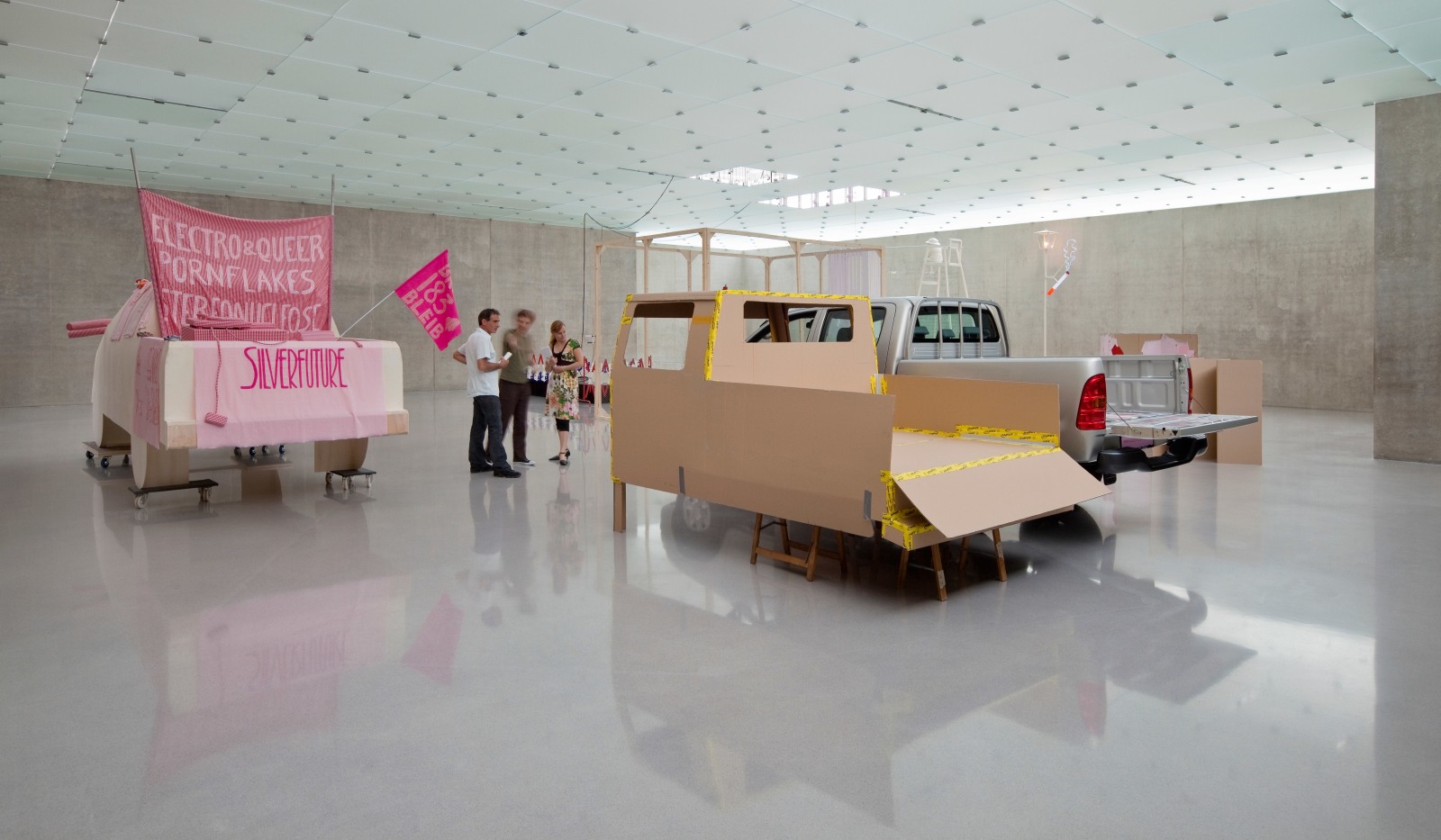 Cosima von Bonin: The Fatigue Empire. Installation view, 2010. Kunsthaus Bregenz, Austria. Photo: Markus Tretter.