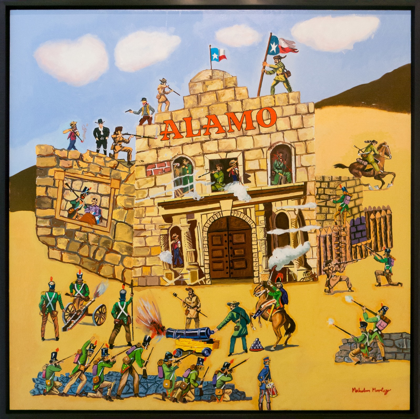 Malcolm Morley, The Alamo