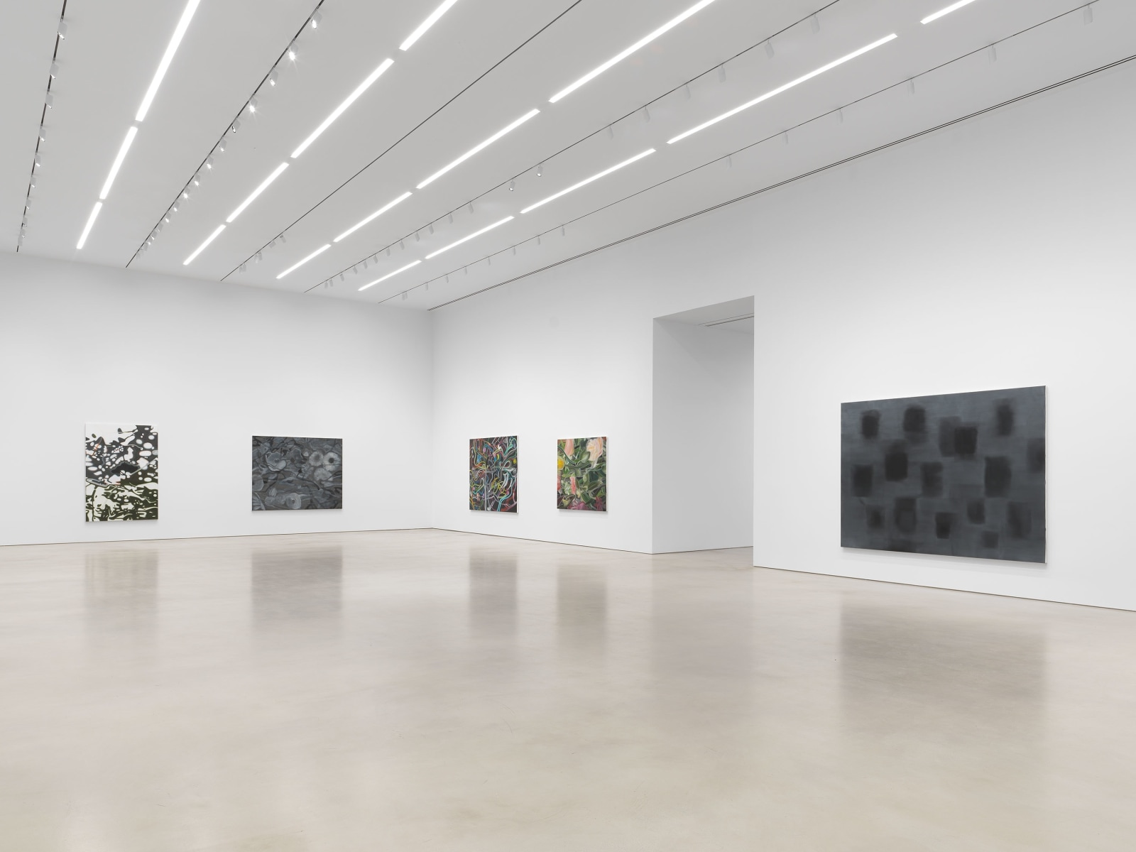 Installation view, Ross Bleckner, Mashber, Petzel, 2024