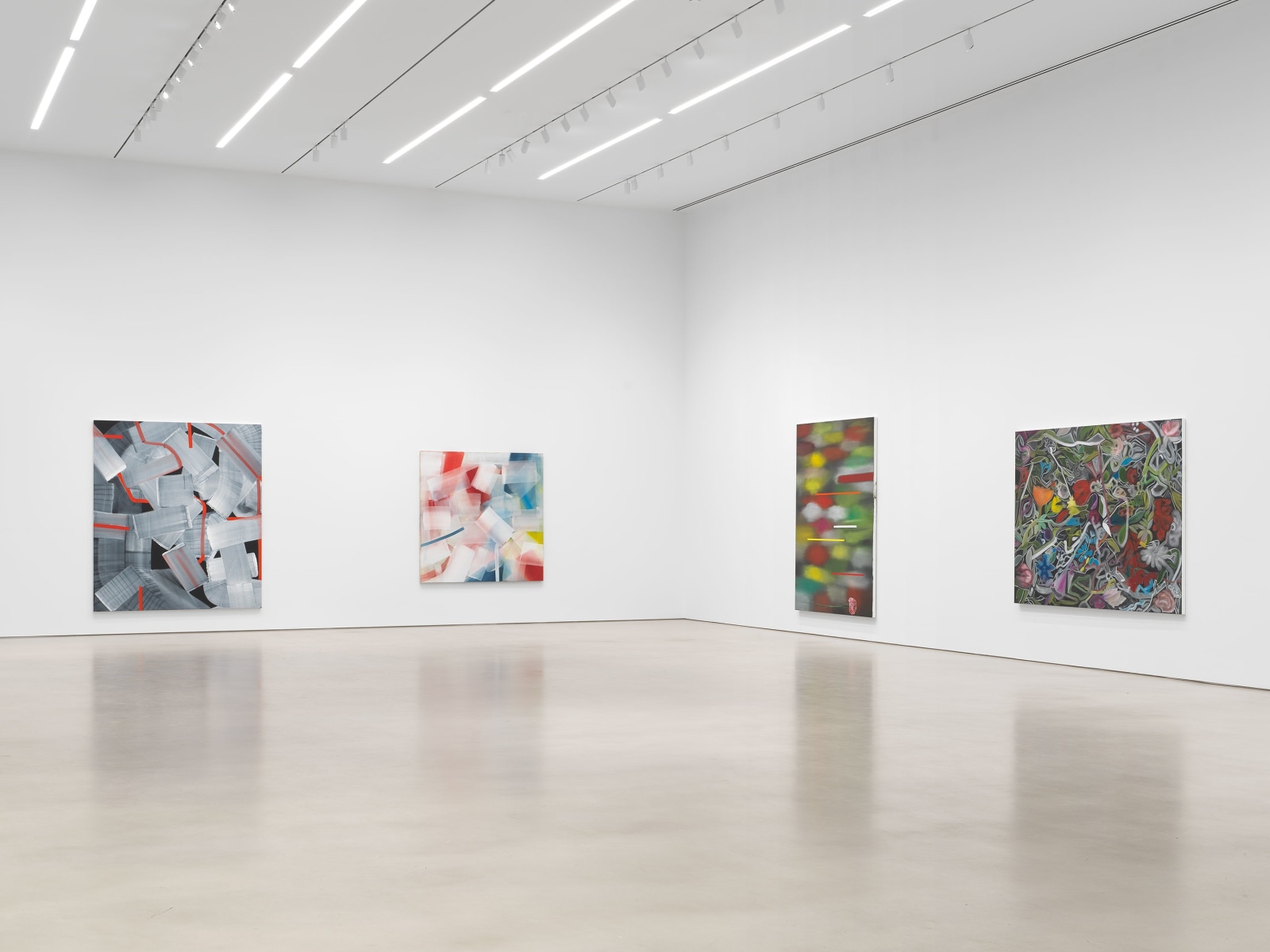 Installation view, Ross Bleckner, Mashber, Petzel, 2024