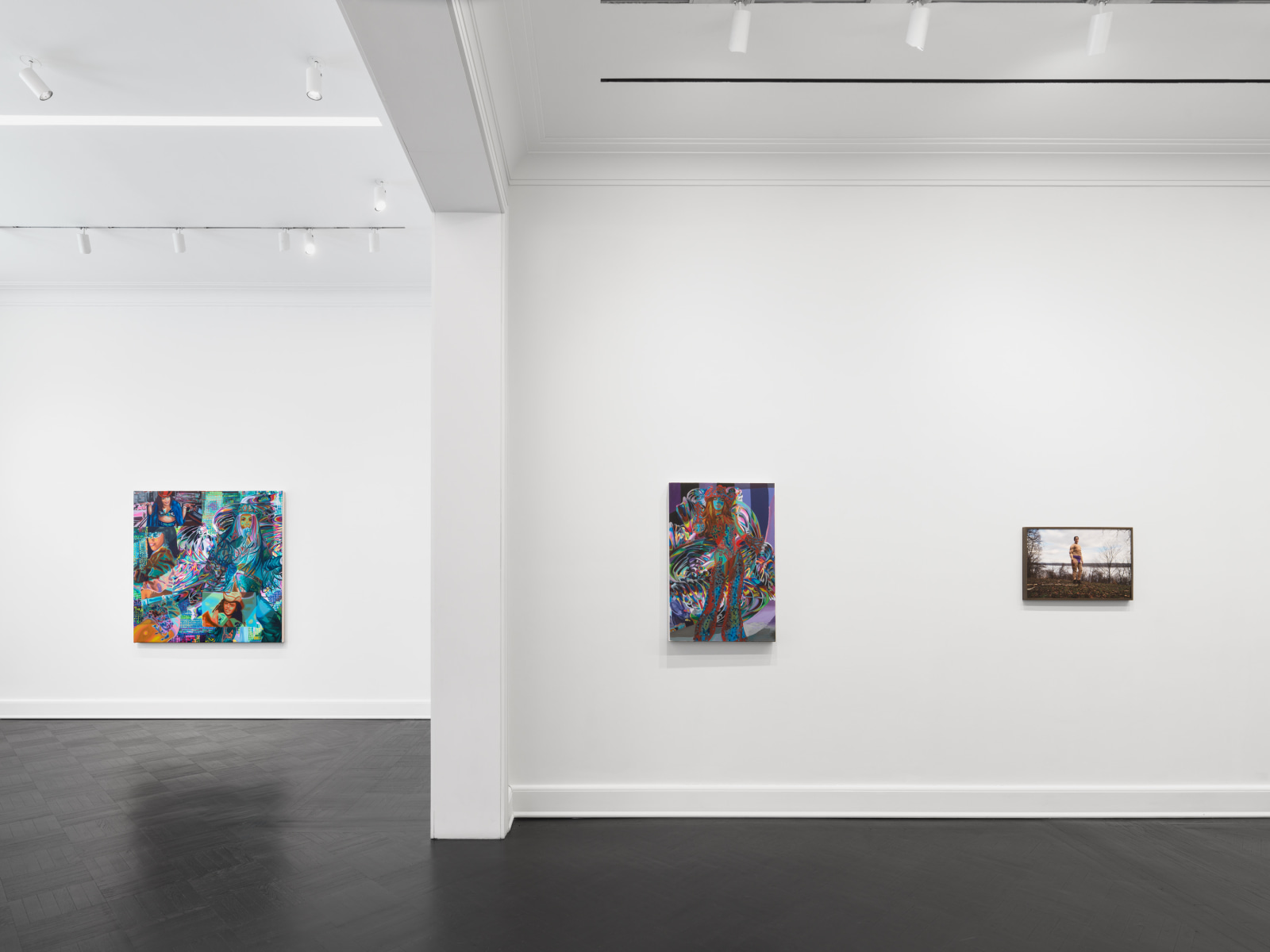 Installation view, Dana Hoey and Caitlin Cherry, Hello Trouble, Petzel, 2022