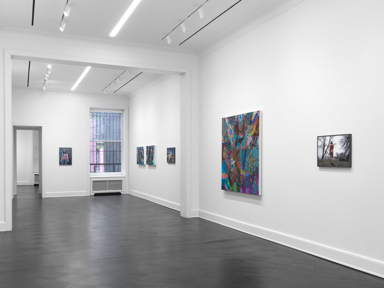 Installation view, Dana Hoey and Caitlin Cherry, Hello Trouble, Petzel, 2022