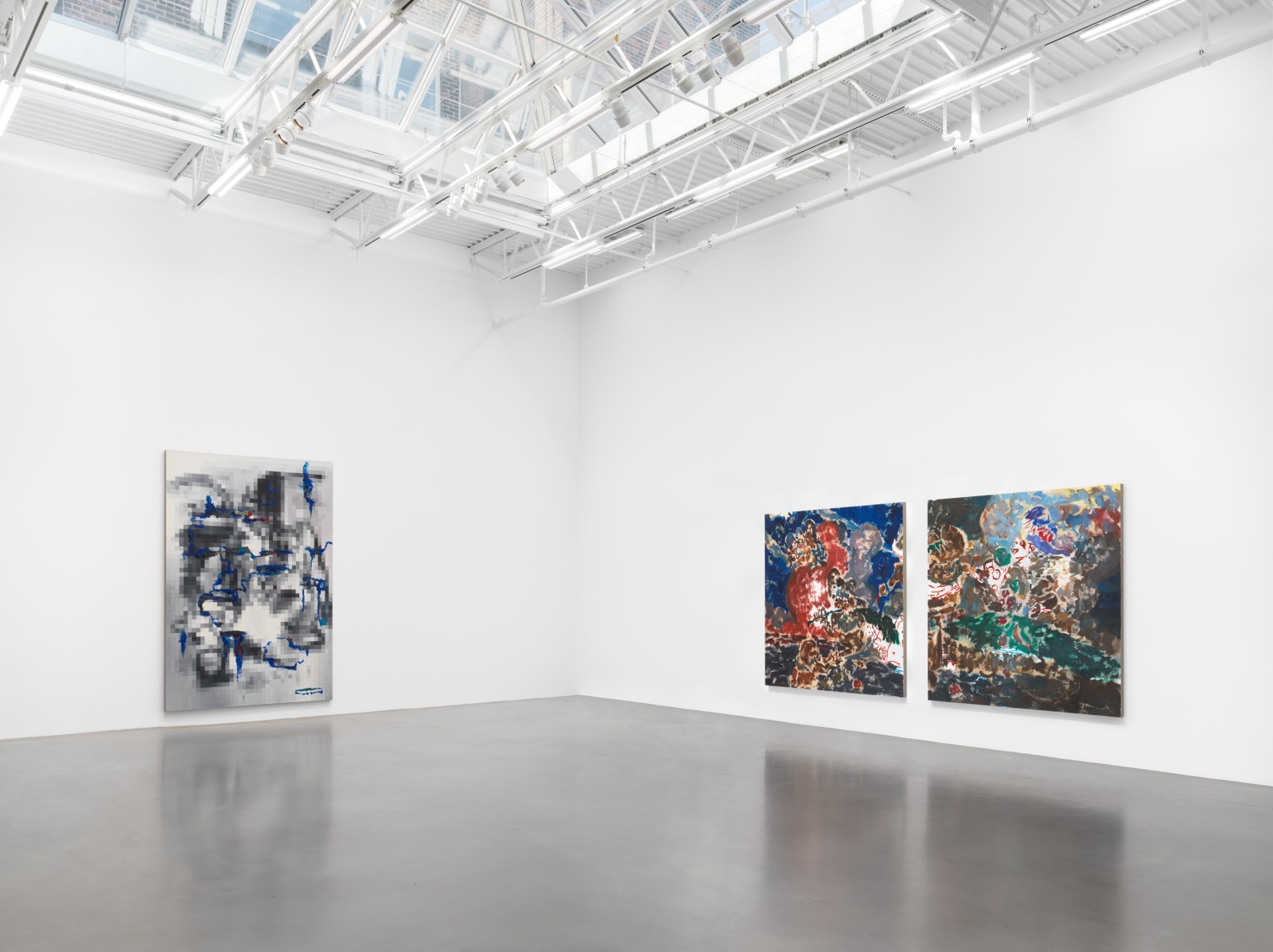 Installation view, Xie Nanxing, Adverb High Command, Petzel, 2022