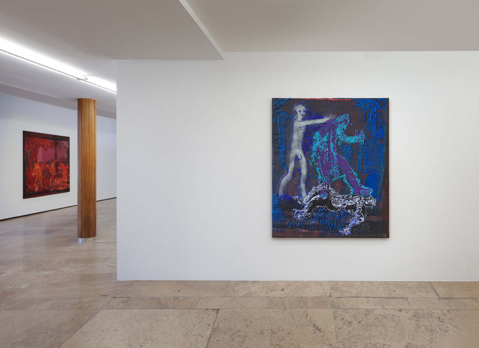 Installation view, Austin Martin White,&nbsp;Last Dance, Capitain Petzel, Berlin, 2022