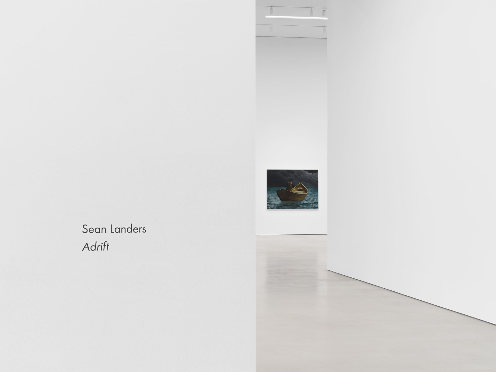 Installation view, Sean Landers, Adrift,&nbsp;Petzel, 2023