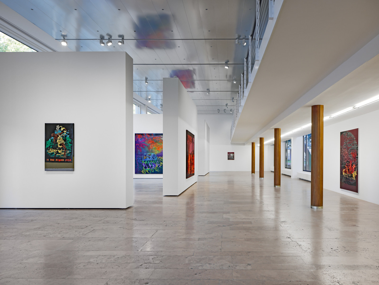 Installation view, Austin Martin White,&nbsp;Last Dance, Capitain Petzel, Berlin, 2022