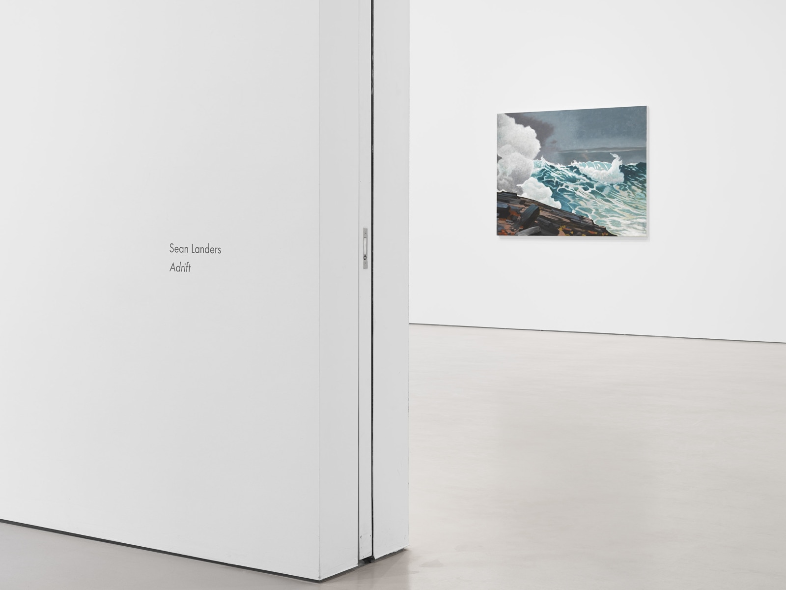 Installation view, Sean Landers, Adrift,&nbsp;Petzel, 2023