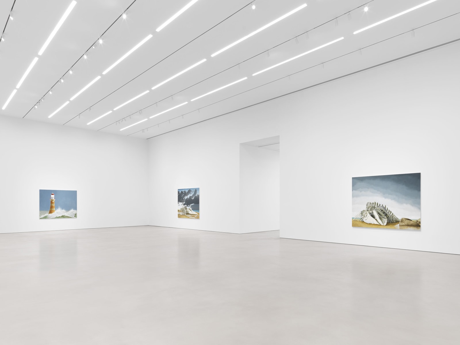 Installation view, Sean Landers, Adrift,&nbsp;Petzel, 2023