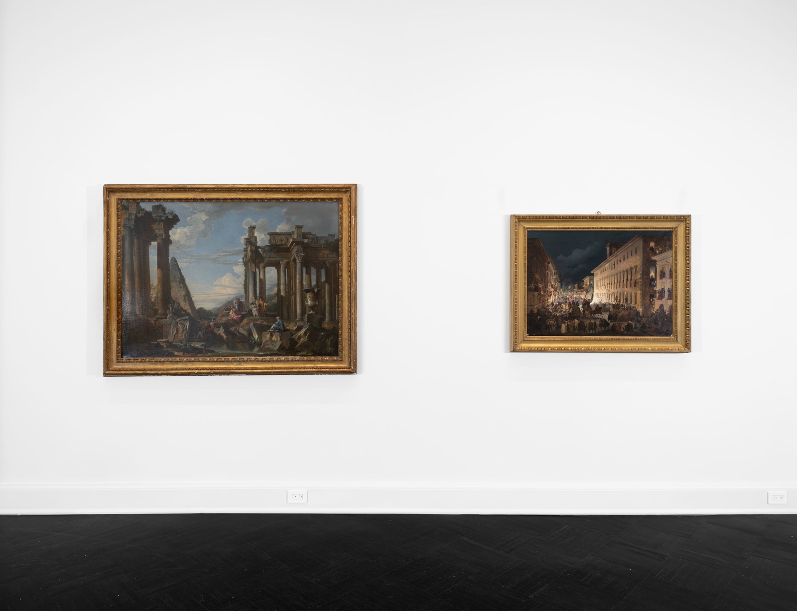 Installation view, Time Travel,&nbsp;Italian Masters through a Contemporary Lens, Petzel, 2023