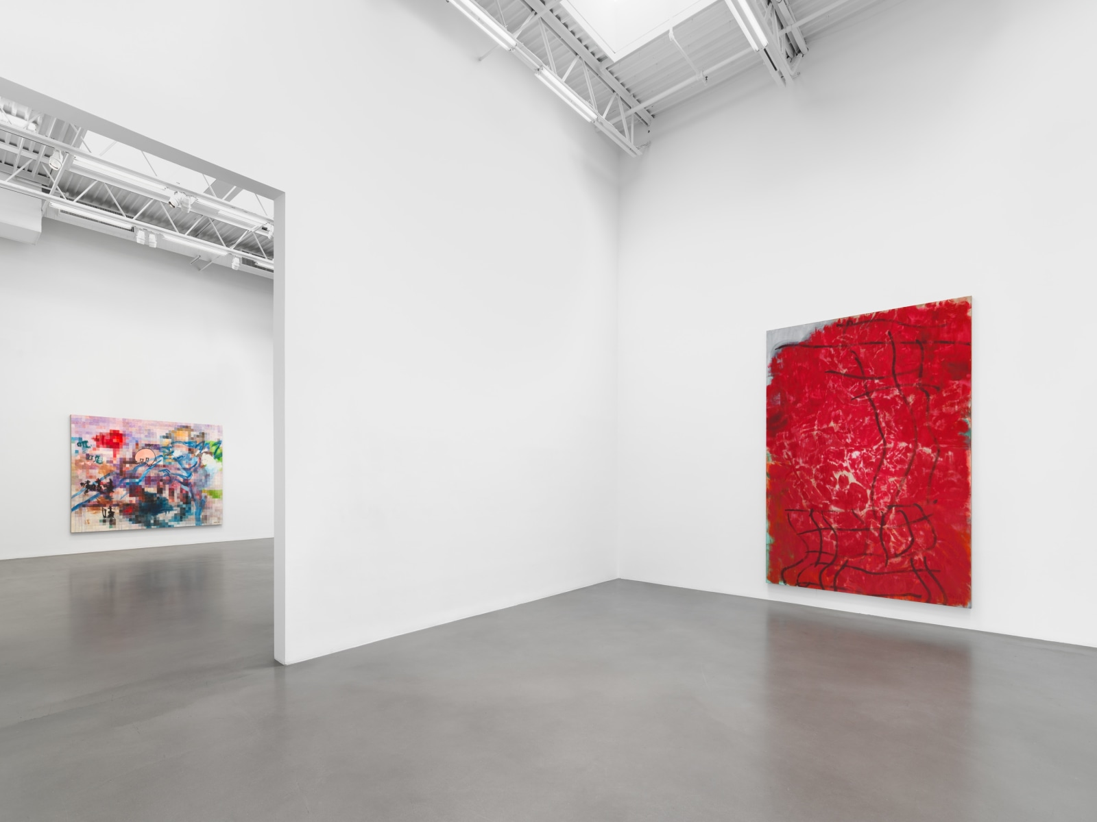 Installation view, Xie Nanxing, Adverb High Command, Petzel, 2022