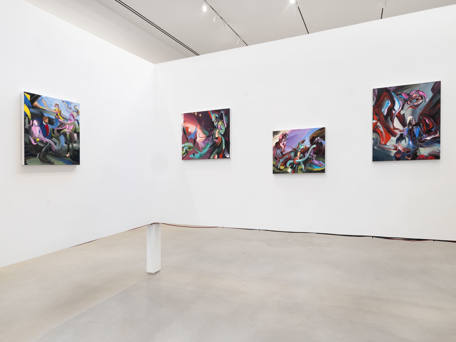 Installation view, Pieter Schoolwerth, Supporting Actor,&nbsp;Petzel, 2024