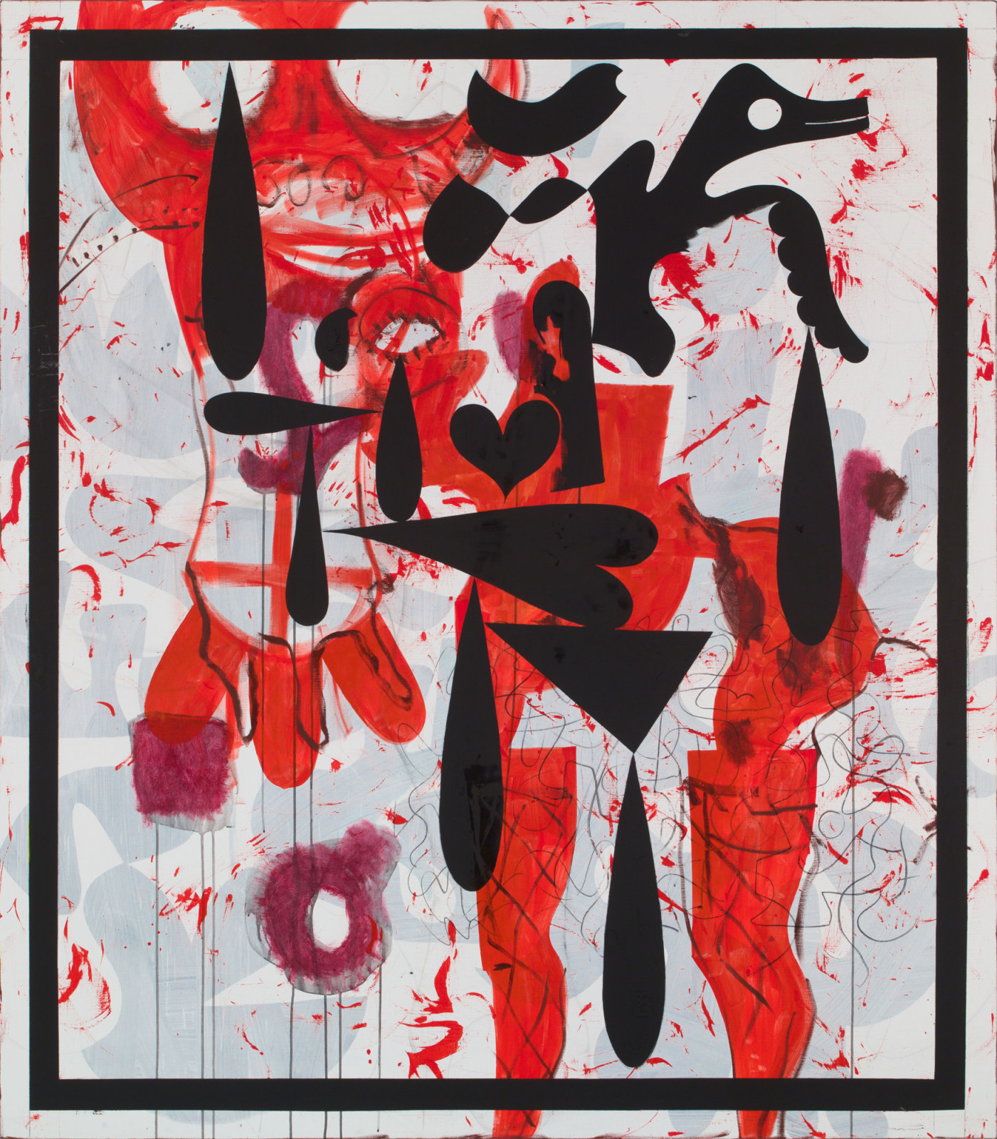 Charline von Heyl, La Vache Qui Rit (The Laughing Cow)