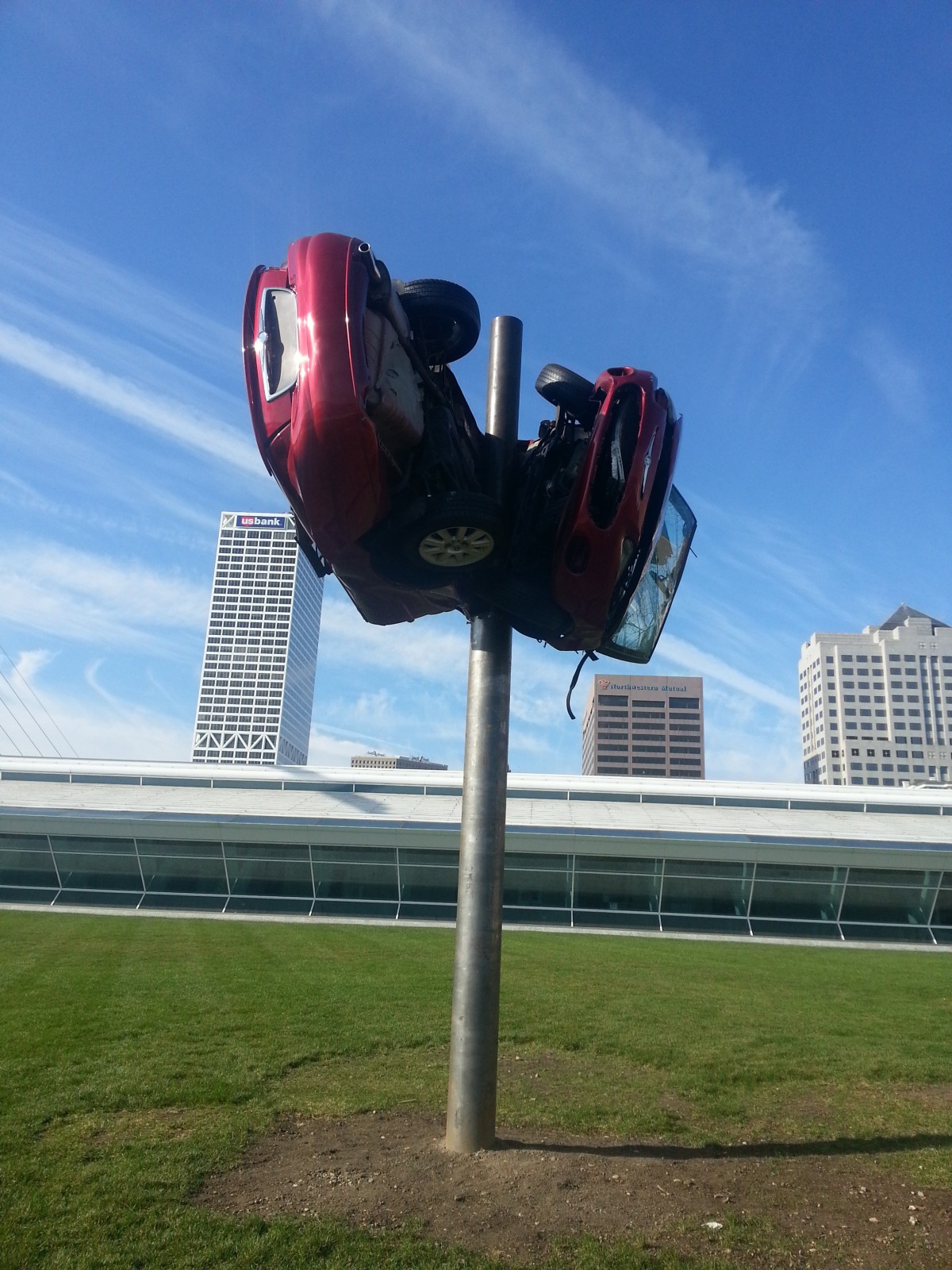 Installation view, Dirk Skreber,&nbsp;Currents 36, Milwaukee Art Museum, 2013