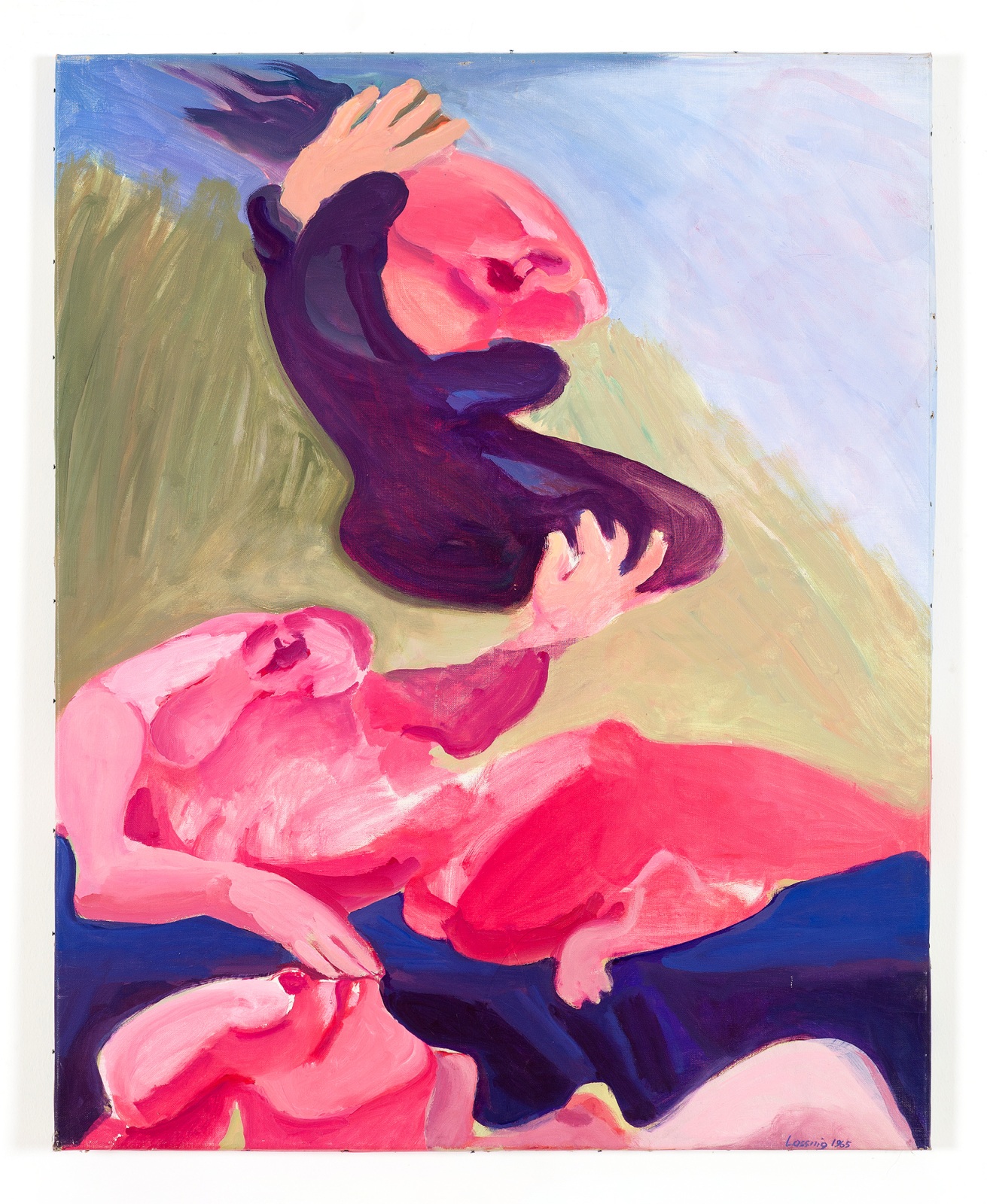 Maria Lassnig, Balancing Myself/Tableau doux pour enfants, &quot;le secret&quot;