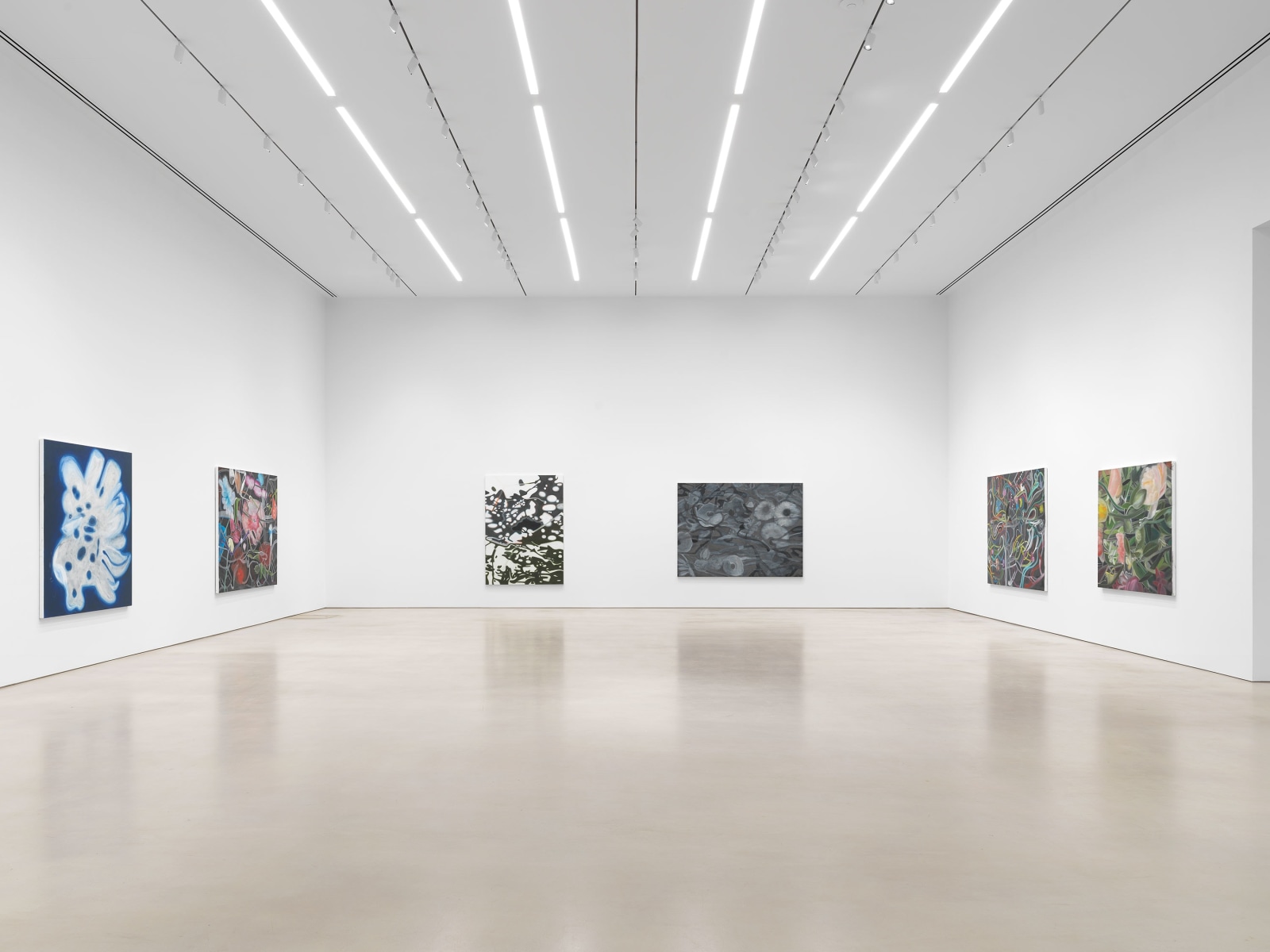 Installation view, Ross Bleckner, Mashber, Petzel, 2024