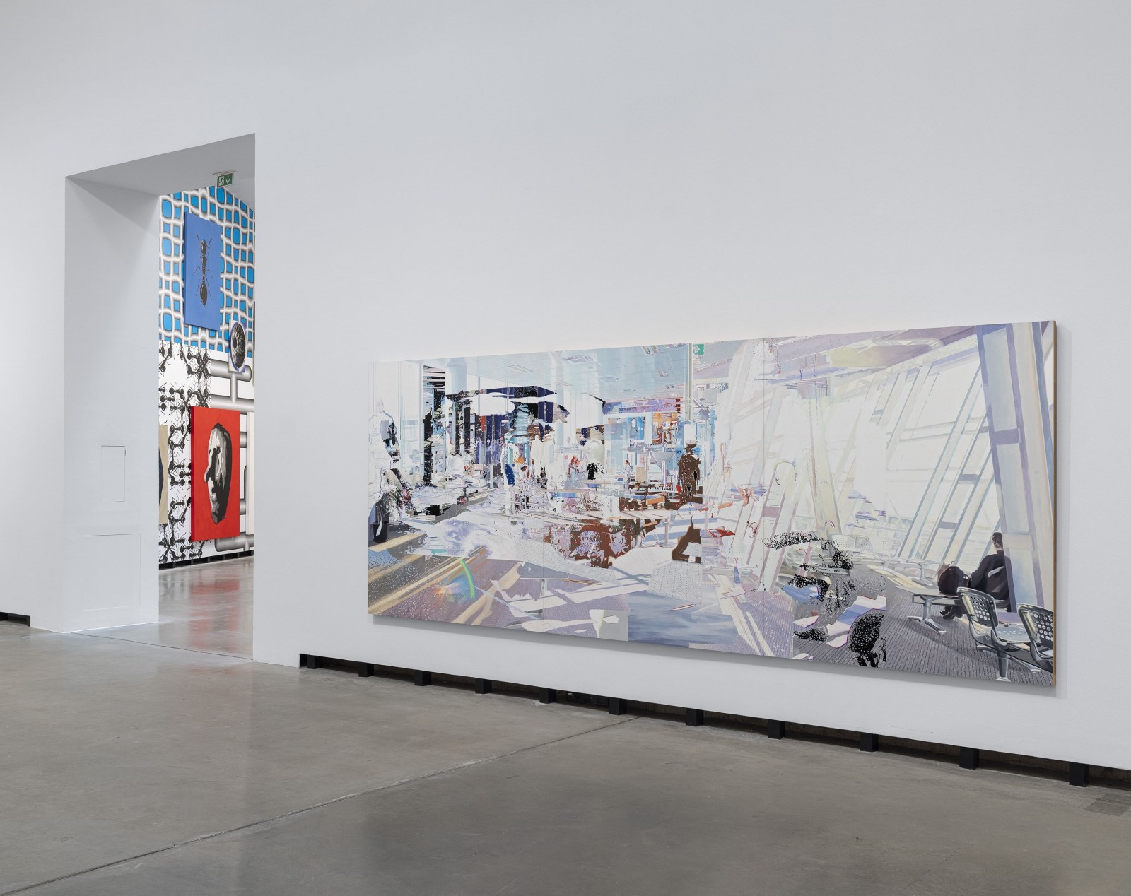 Between pixel and pigment: Hybrid painting in post-digital times. Installation view, 2024. MARTa Herford, Germany.