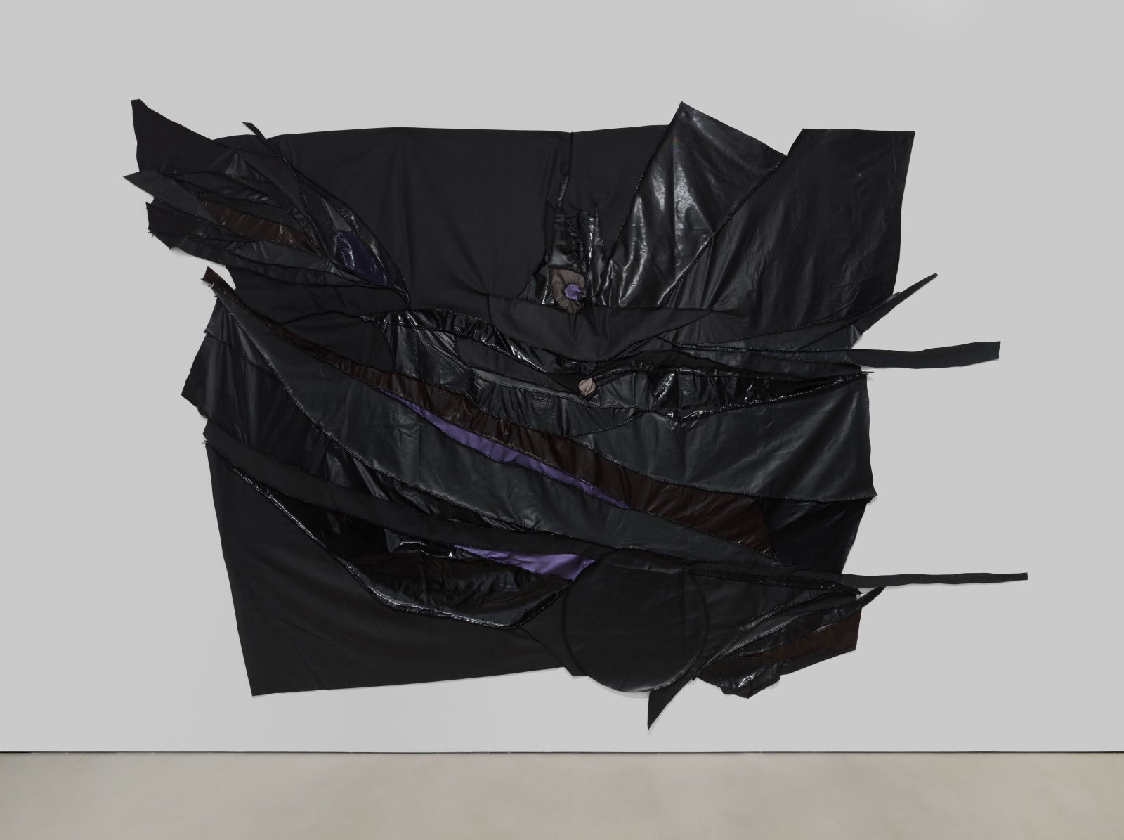 Installation view, Rodney McMillian,&nbsp;Regarding Violence,&nbsp;Petzel, 2022