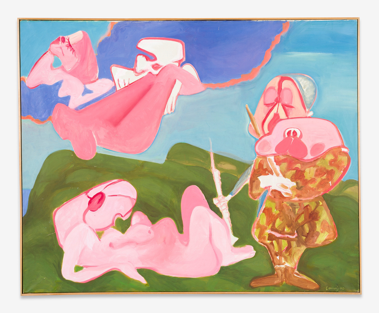 Maria Lassnig, Patriotische Familie