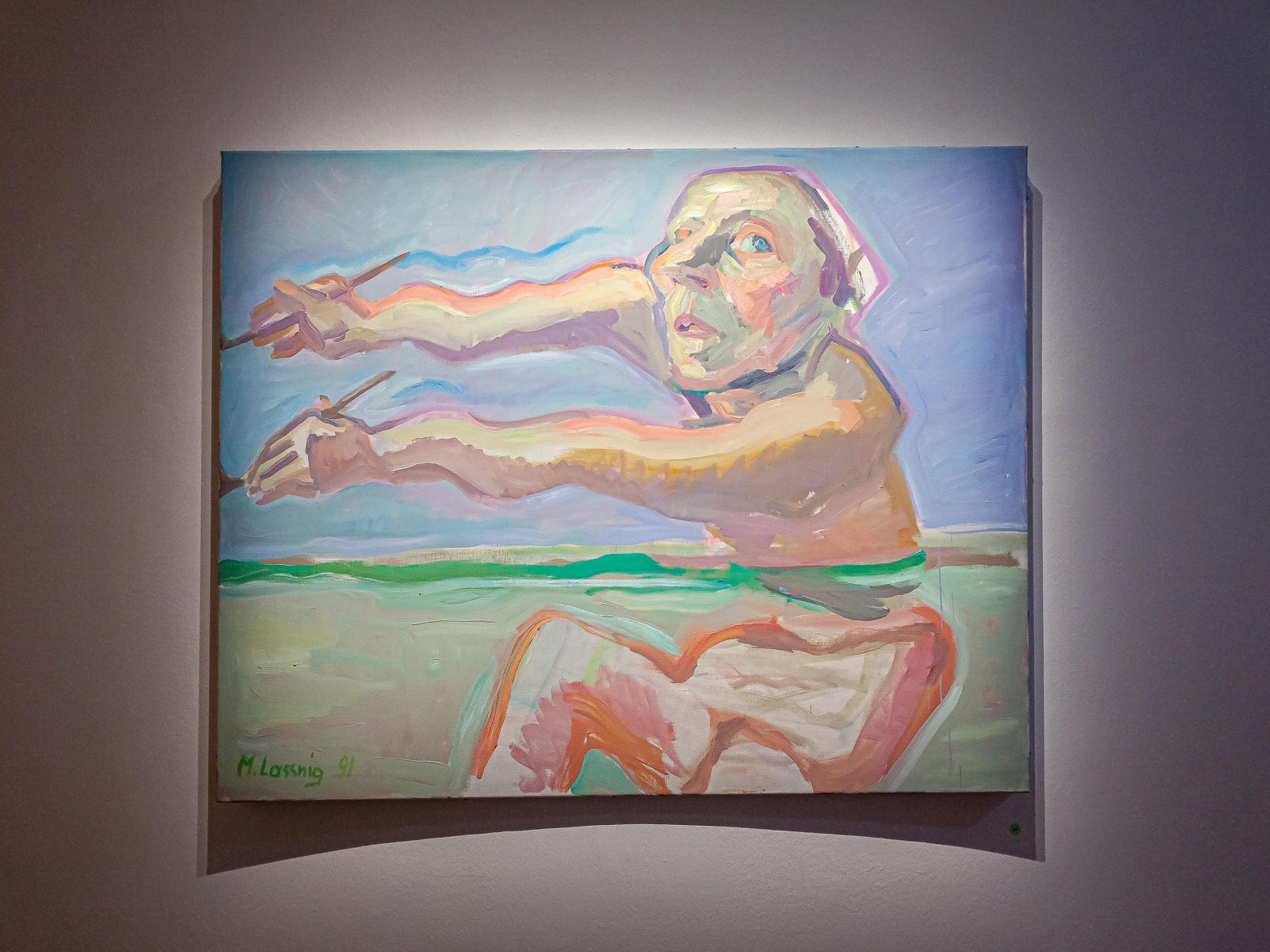 Maria Lassnig - Drawings and Paintings - Viewing Room - Petzel Gallery