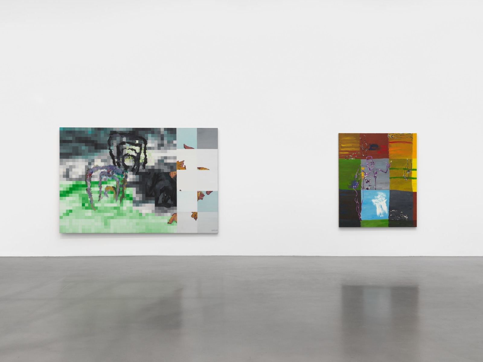 Installation view, Xie Nanxing, Adverb High Command, Petzel, 2022