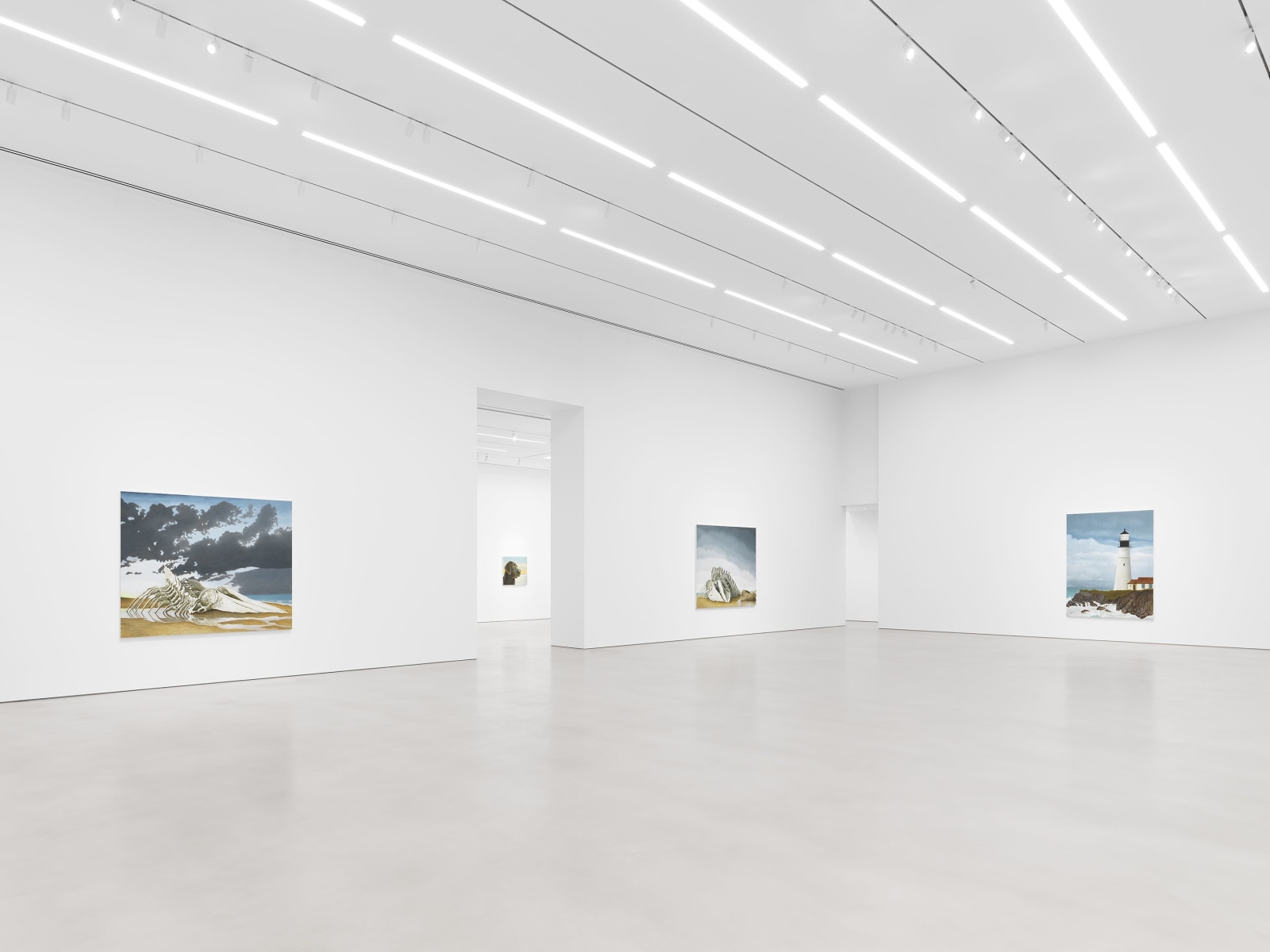 Installation view, Sean Landers, Adrift,&nbsp;Petzel, 2023