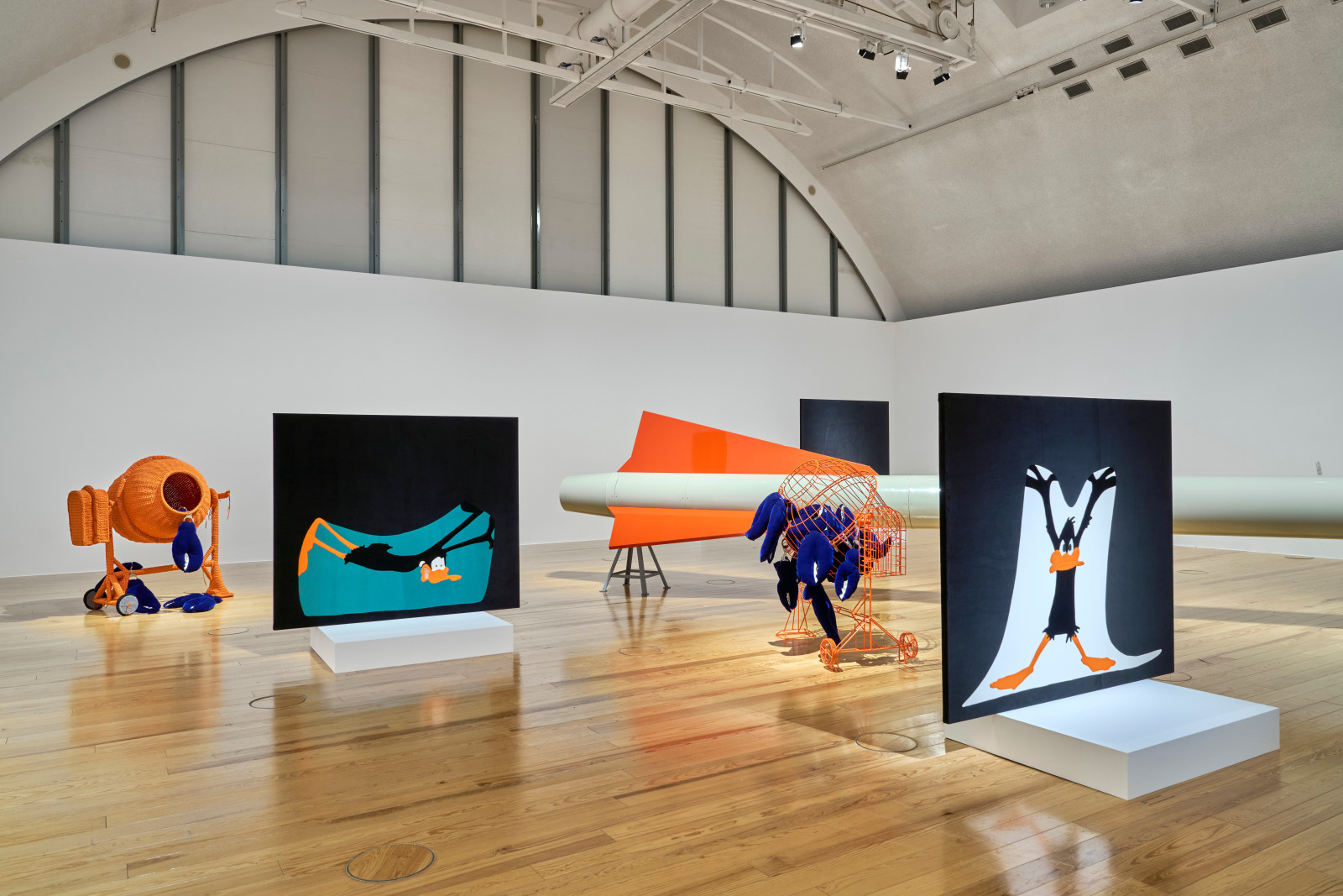 Cosima von Bonin: Feelings. Installation view, 2014. Schirn Kunsthalle Frankfurt. Photo: Norbert Miguletz.