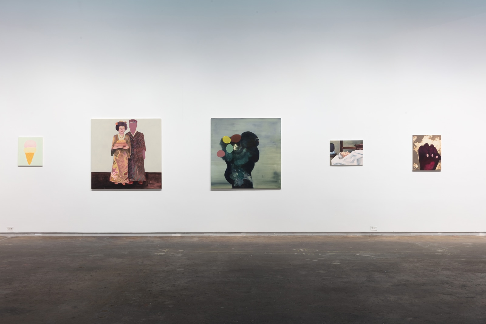 Installation view, Tomoo Gokita, Get Down, Dallas Contemporary, 2021