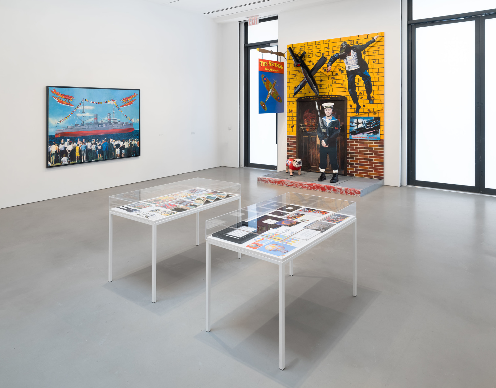 Installation view, Malcolm Morley, Painting as Model,&nbsp;Petzel, 2024