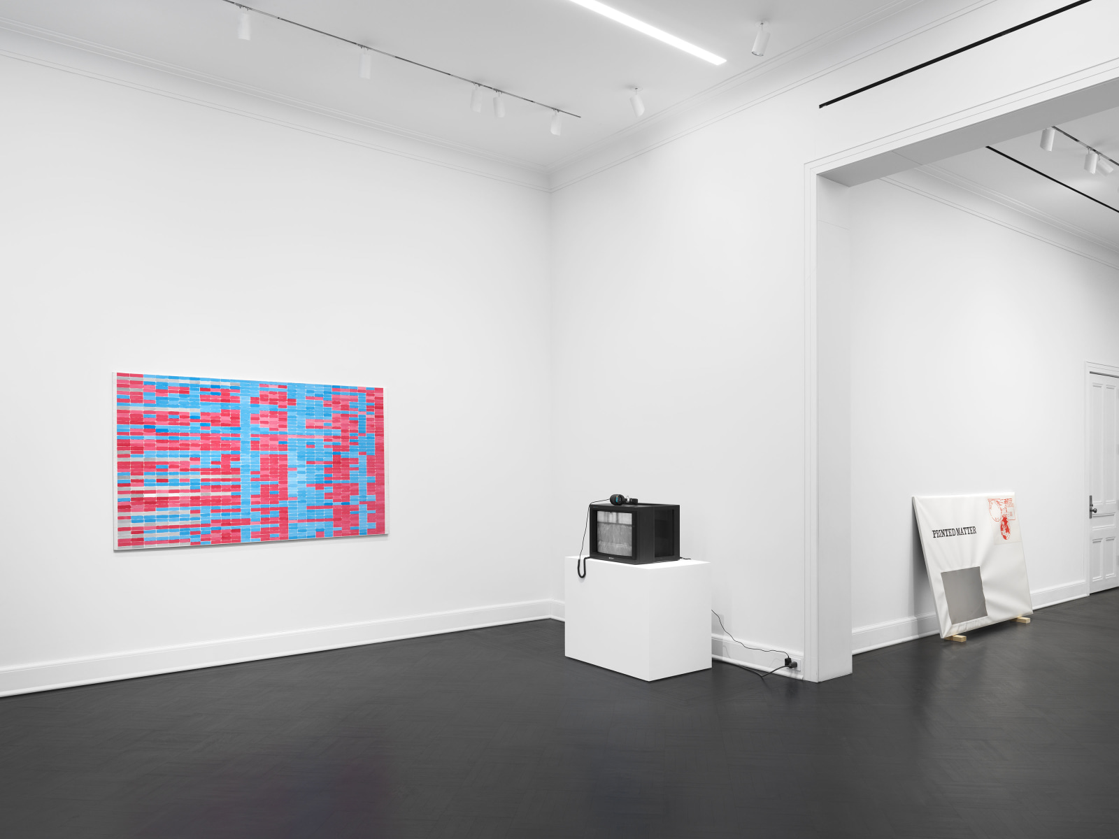 Installation view, KP Brehmer,&nbsp;Welt im Kopf [World in Mind], Petzel, 2023