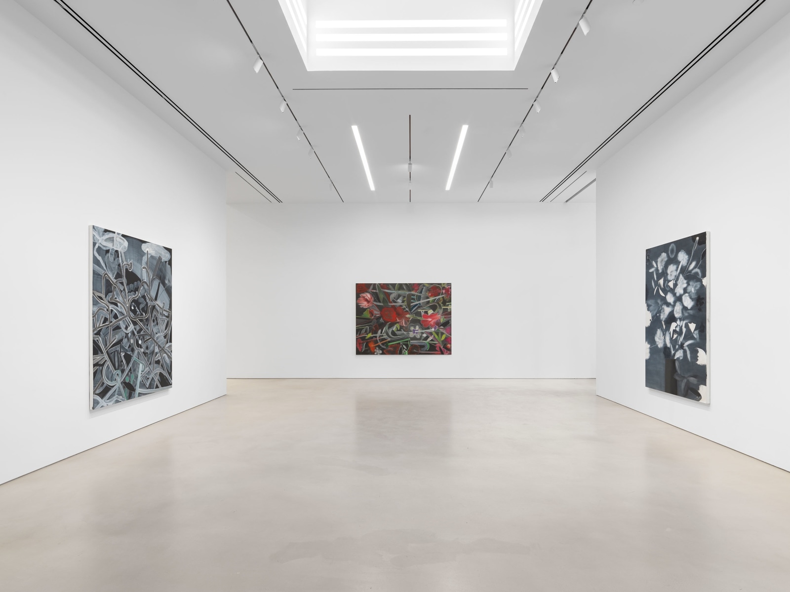 Installation view, Ross Bleckner, Mashber, Petzel, 2024