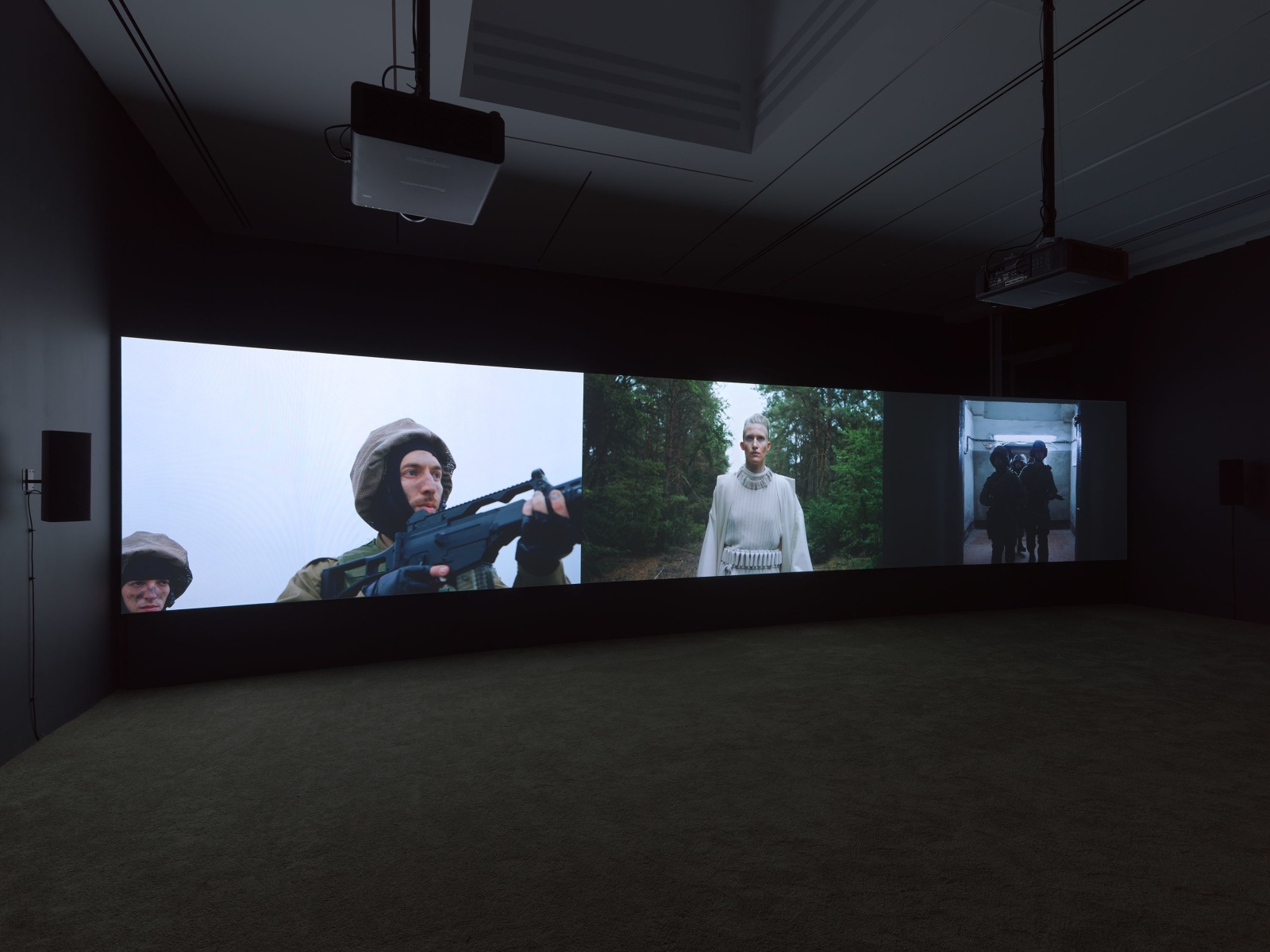 Installation view, Yael Bartana,&nbsp;Malka Germania, Petzel, 2023