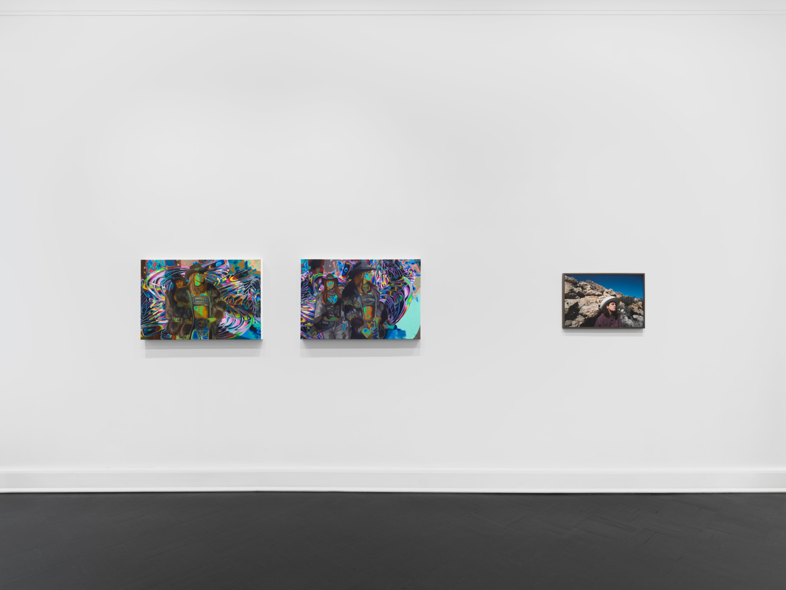 Installation view, Dana Hoey and Caitlin Cherry, Hello Trouble, Petzel, 2022