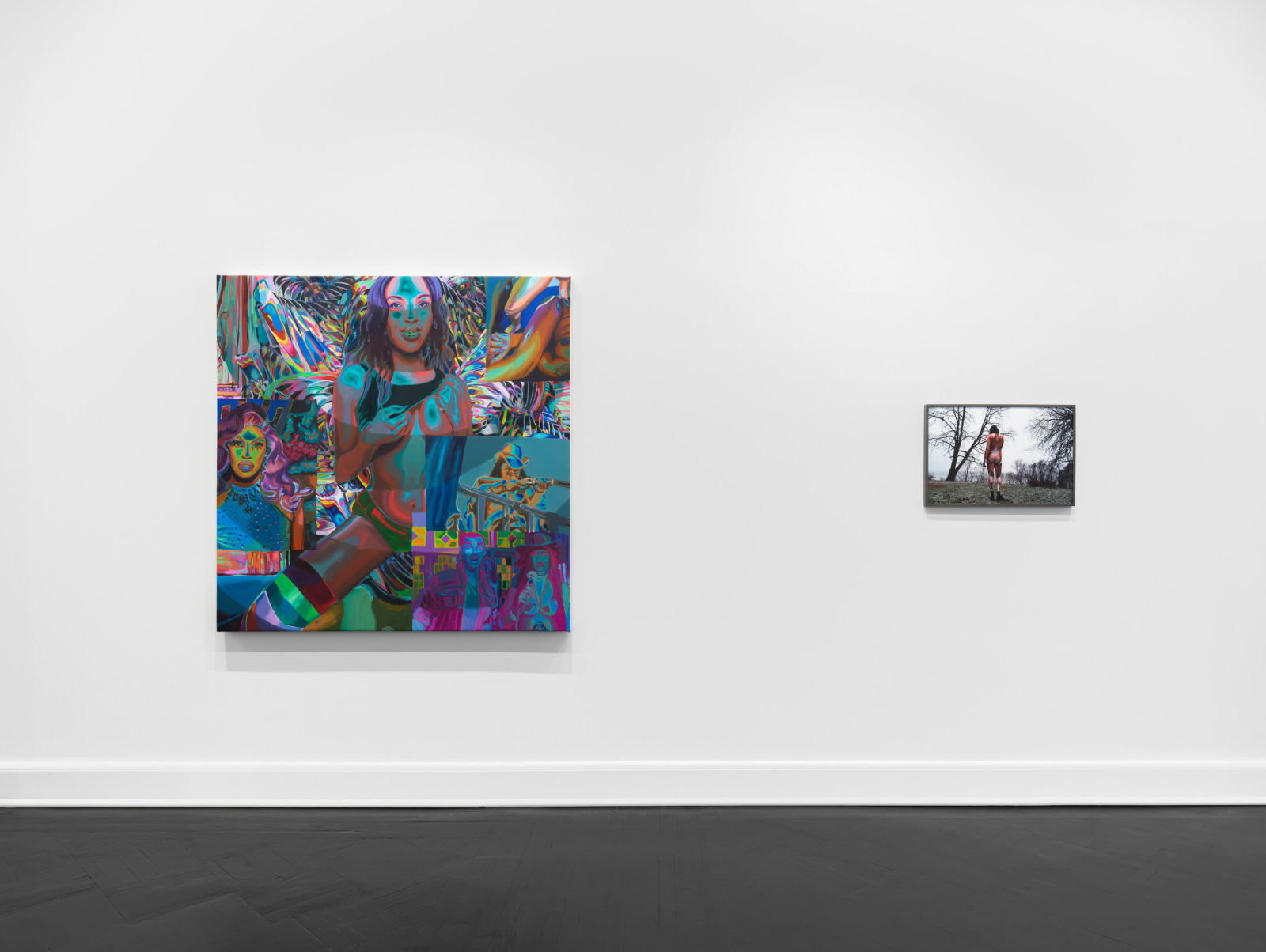 Installation view, Dana Hoey and Caitlin Cherry, Hello Trouble, Petzel, 2022